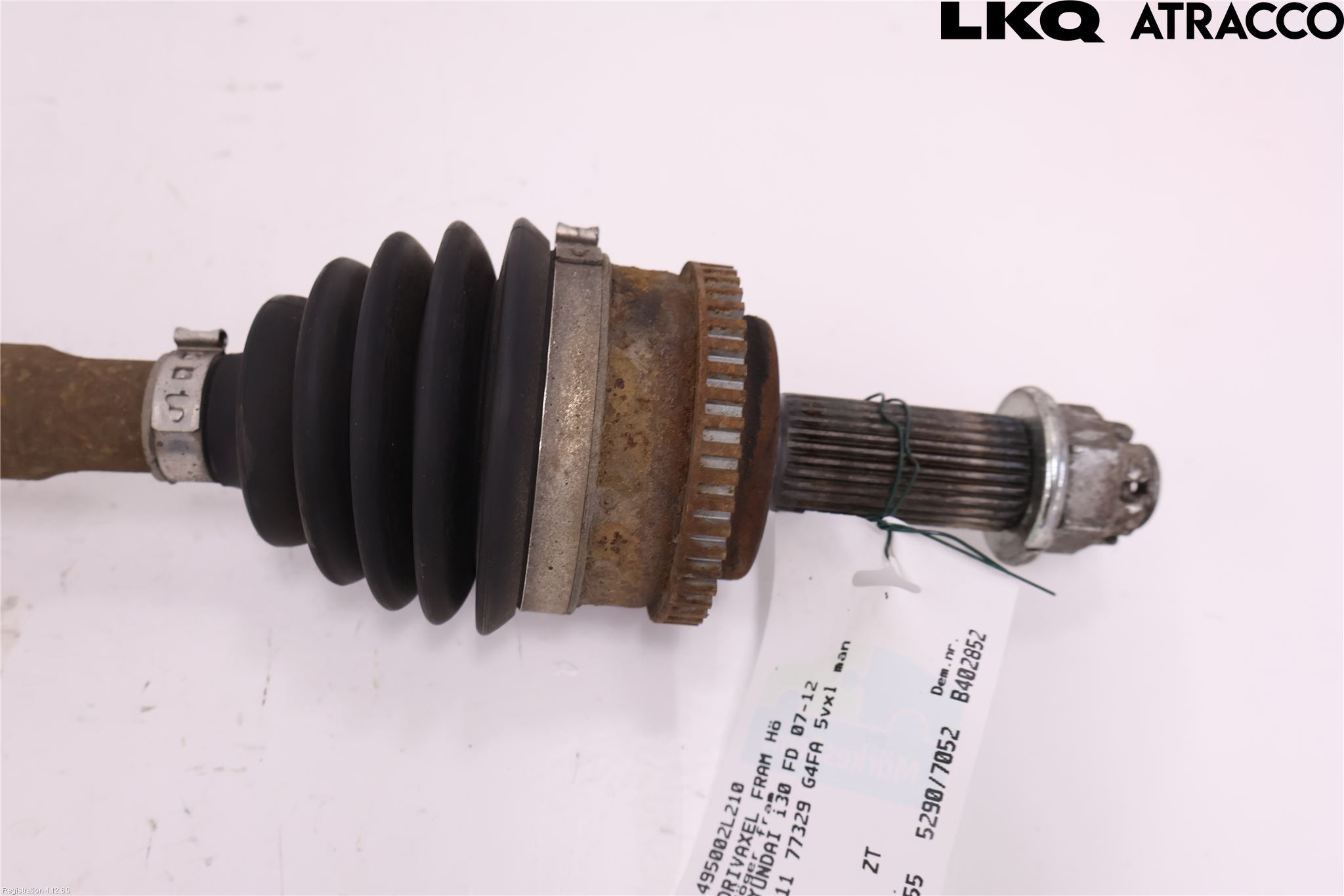 Hyundai i30 FD 07-12 Drivaxel Fram Höger