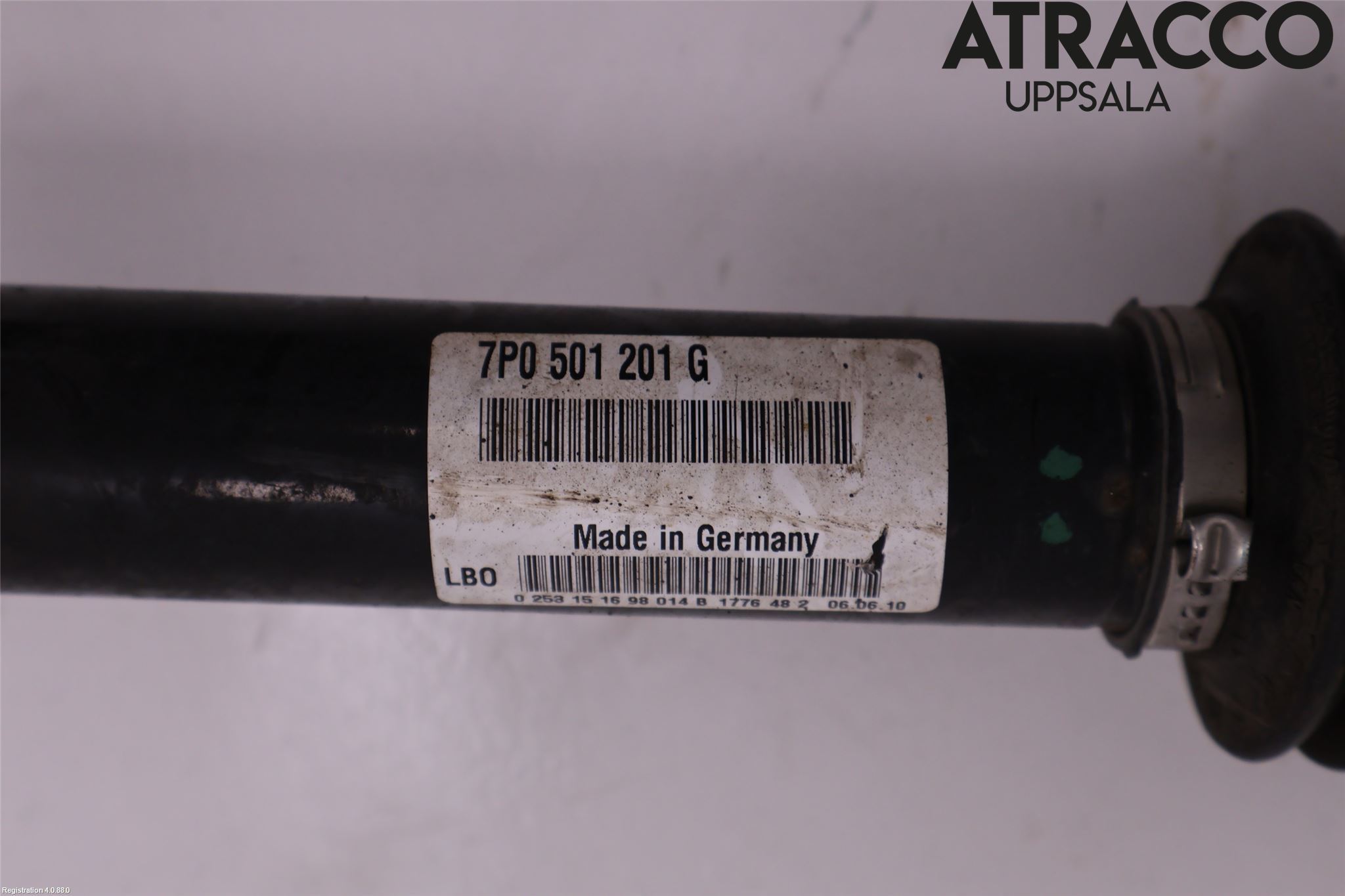 Volkswagen VW TOUAREG 7P 11-18 Drivaxel Bak Höger