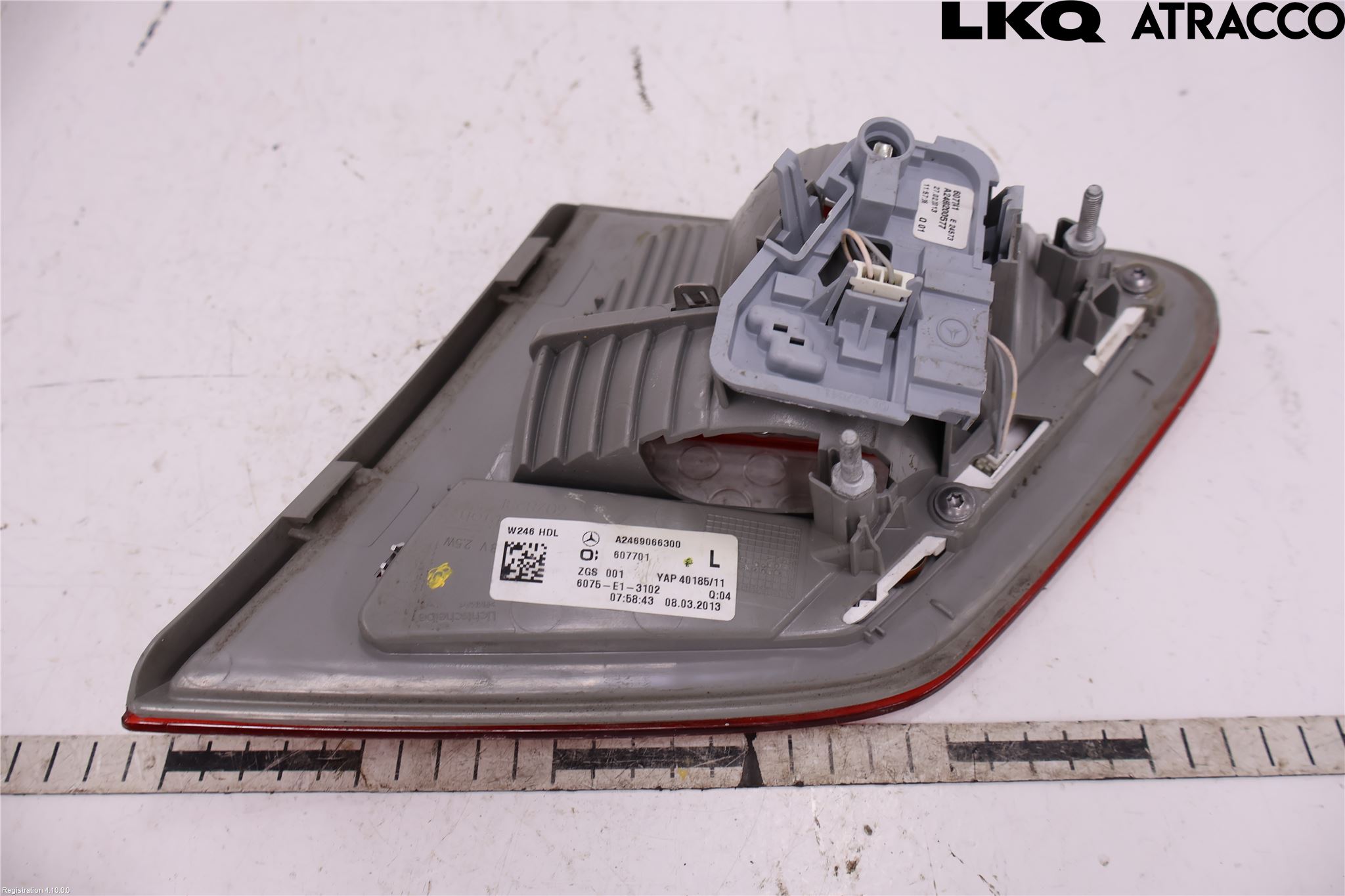 Mercedes-Benz MB B-KLASS (W246/W242) 12-19 Bakljus Lucka Vä