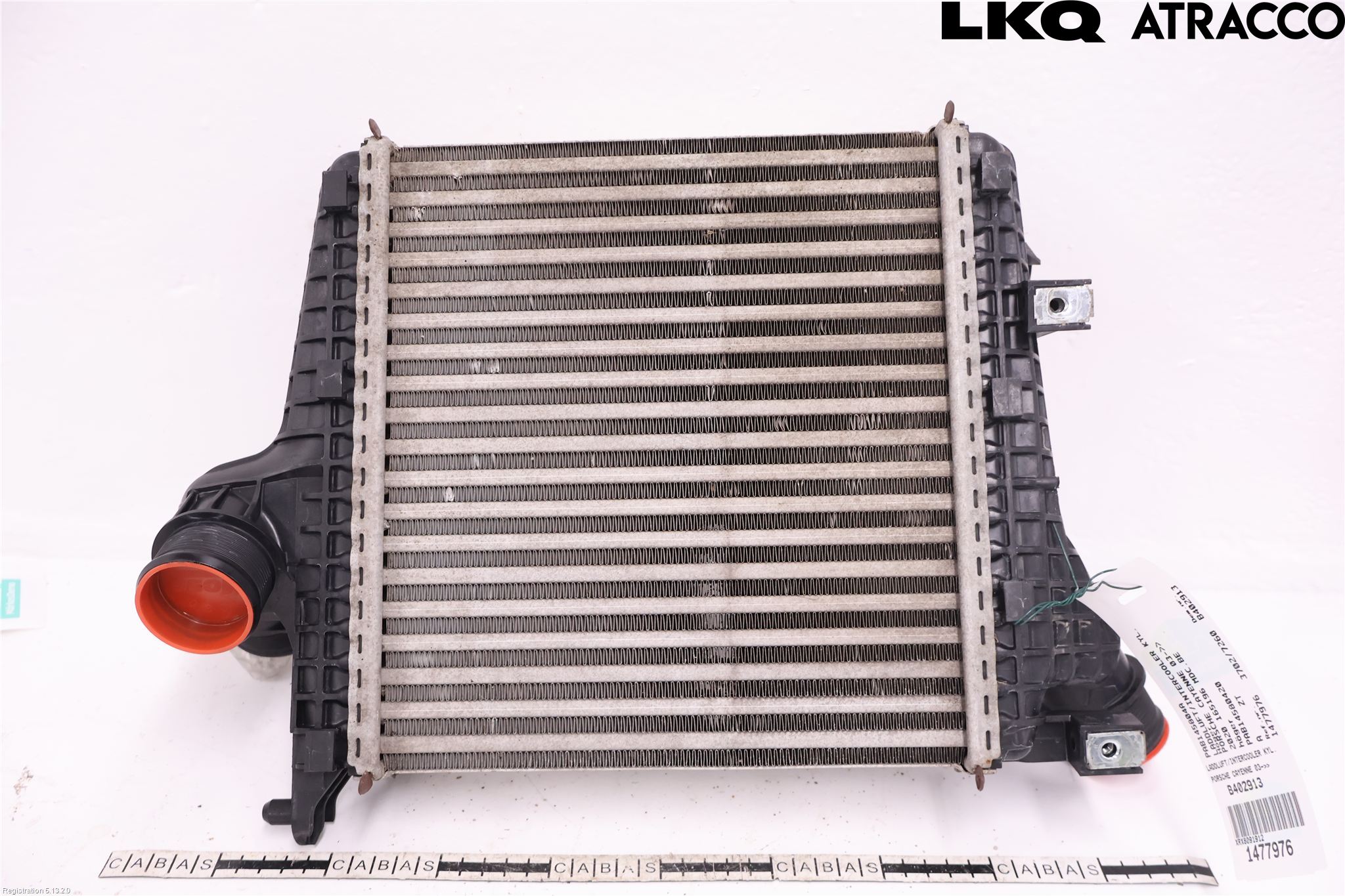 Porsche CAYENNE 03- Laddluft-Intercooler Kyl