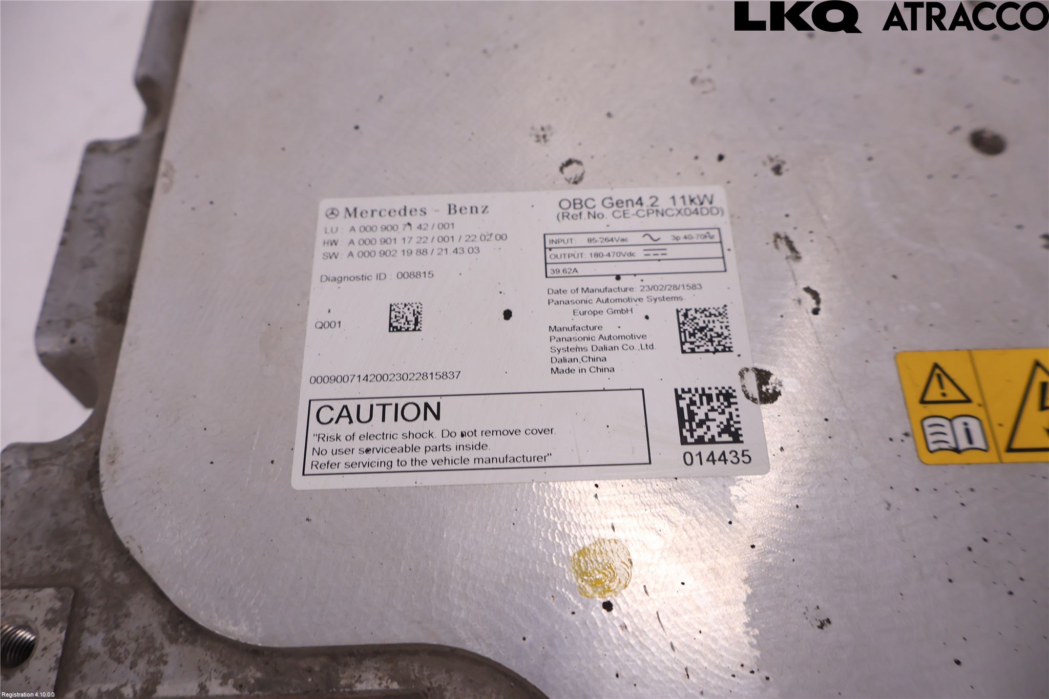 Mercedes-Benz MB EQE (V295) 22- Batteriladdare Högspänning