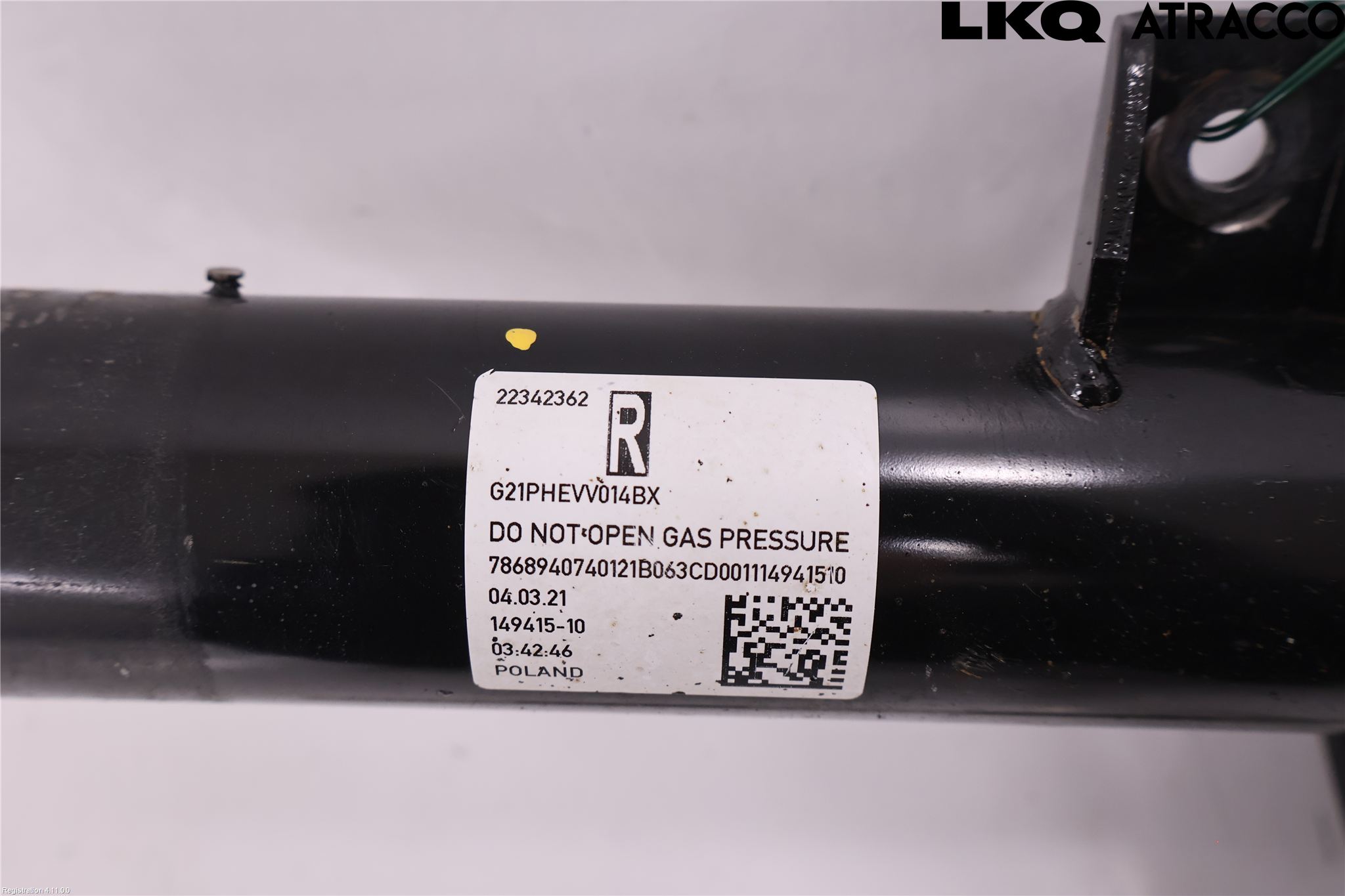 BMW 3 G20/G21/G80/G81 19- Fjäderben Fram Höger