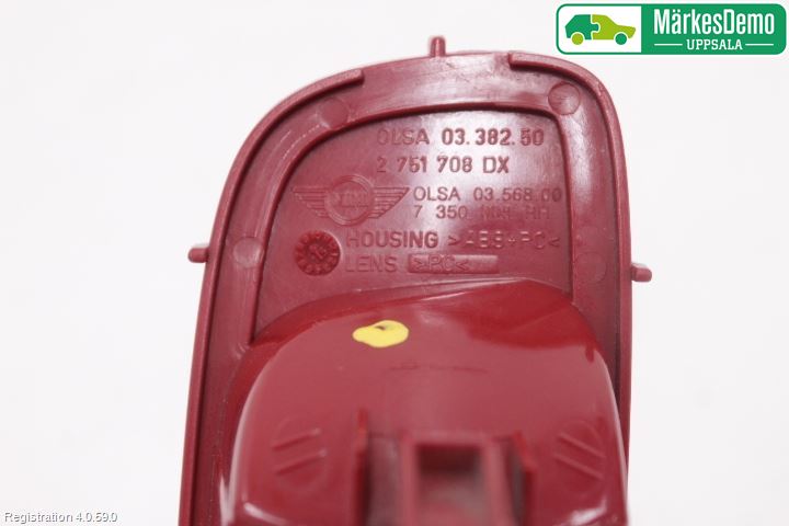 Mini ONE/COOPER 3DR F56 14-24 Dimljus/Reflex Bak