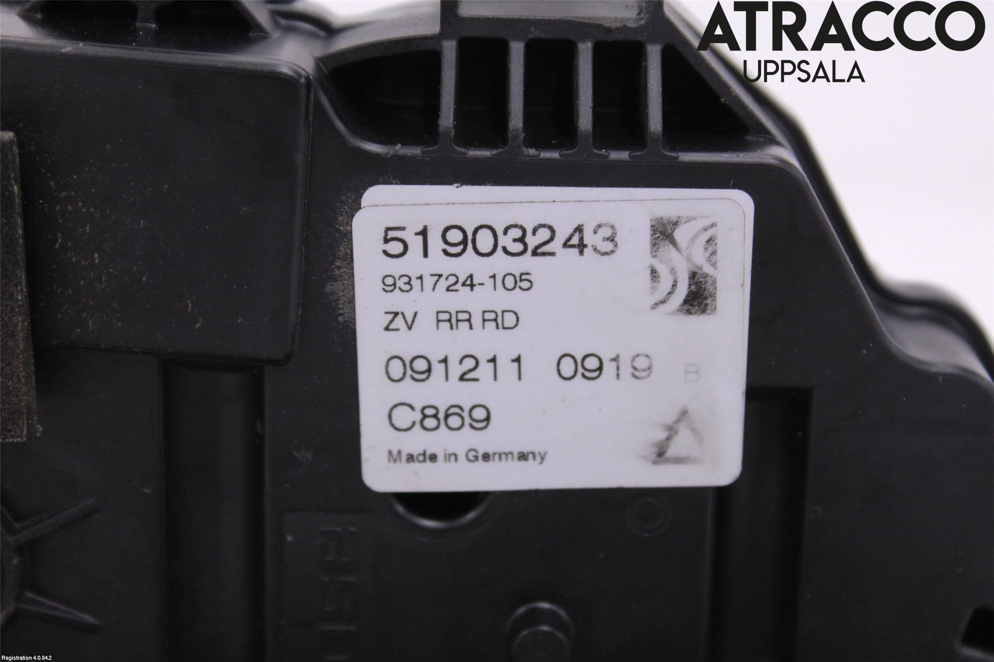 Fiat PUNTO EVO 10-12 Låskista-Dörrlås