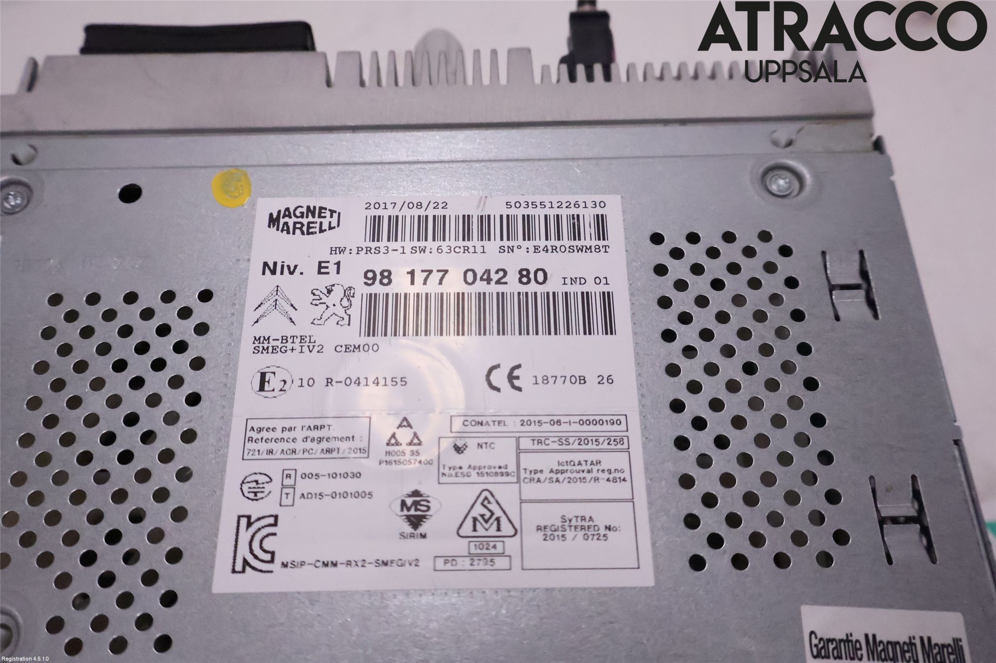 Citroen BERLINGO 08-18 Cd Radio - Multimediapanel