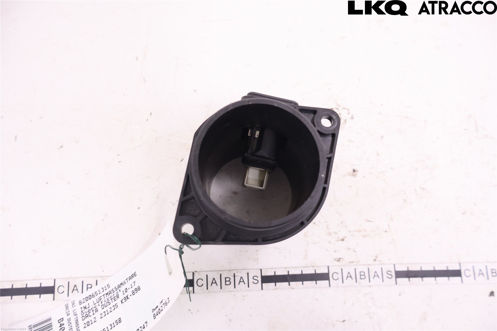 Dacia DUSTER 10-17 Injluftmassamätare