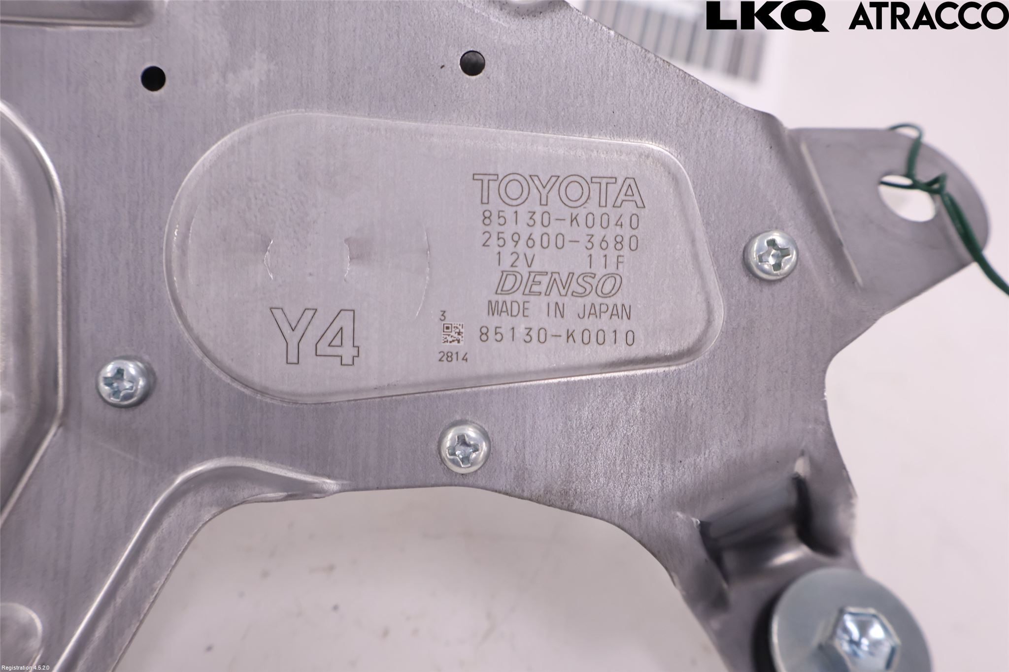Toyota YARIS XP21 20- Torkarmotor Baklucka