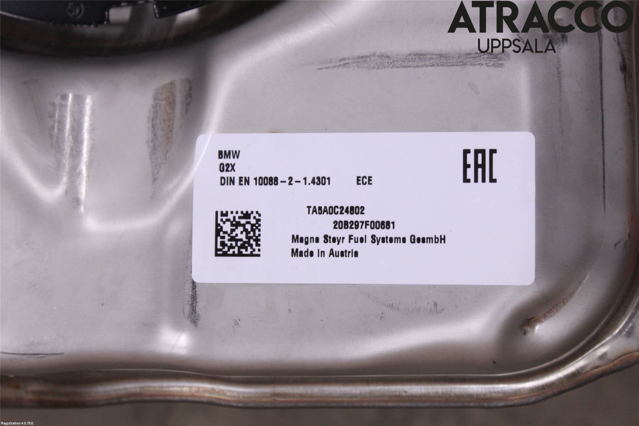 BMW 3 G20/G21/G80/G81 19- Bränsletank