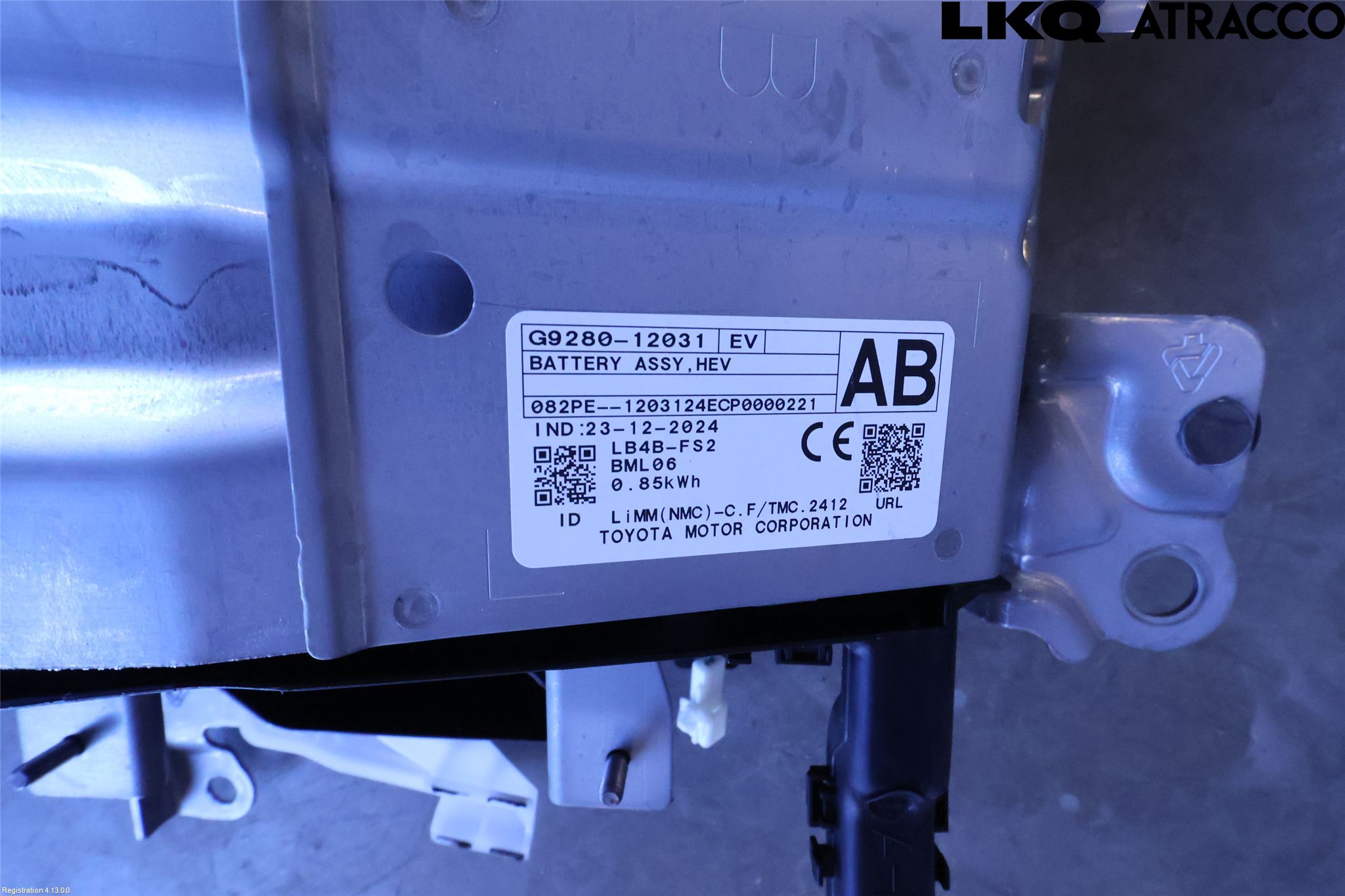 Toyota COROLLA 19- Batteri Högspänning