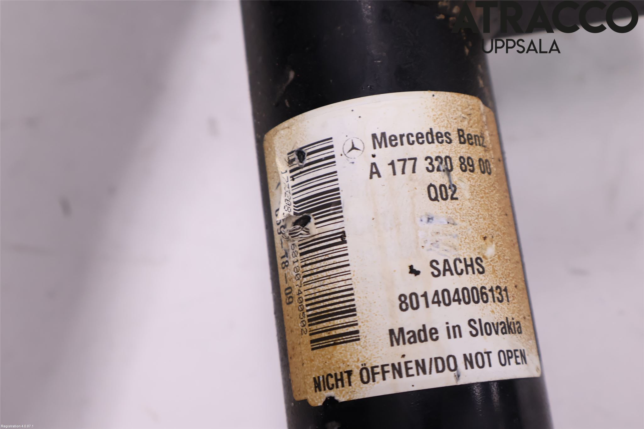 Mercedes-Benz MB A-KLASS (W177) 18- Fjäderben Fram Vänster