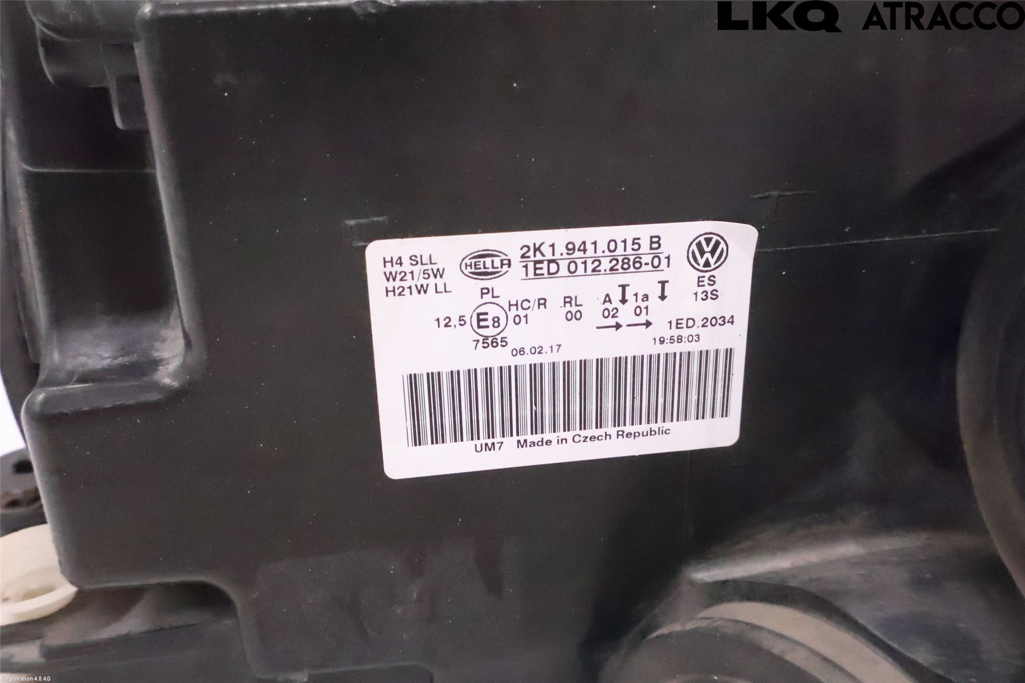 Volkswagen VW CADDY 16-20 Strålkastare Vänster