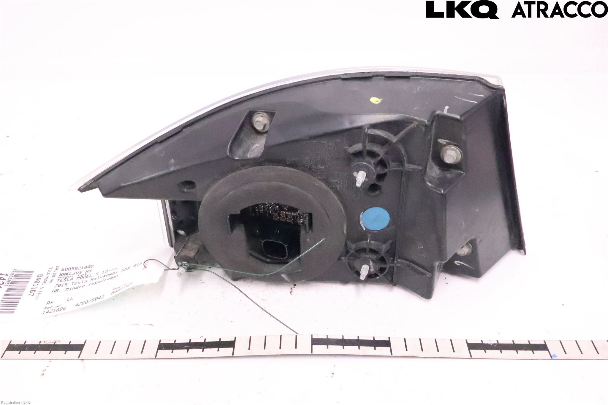 Tesla MODEL S 13- Bakljus Höger