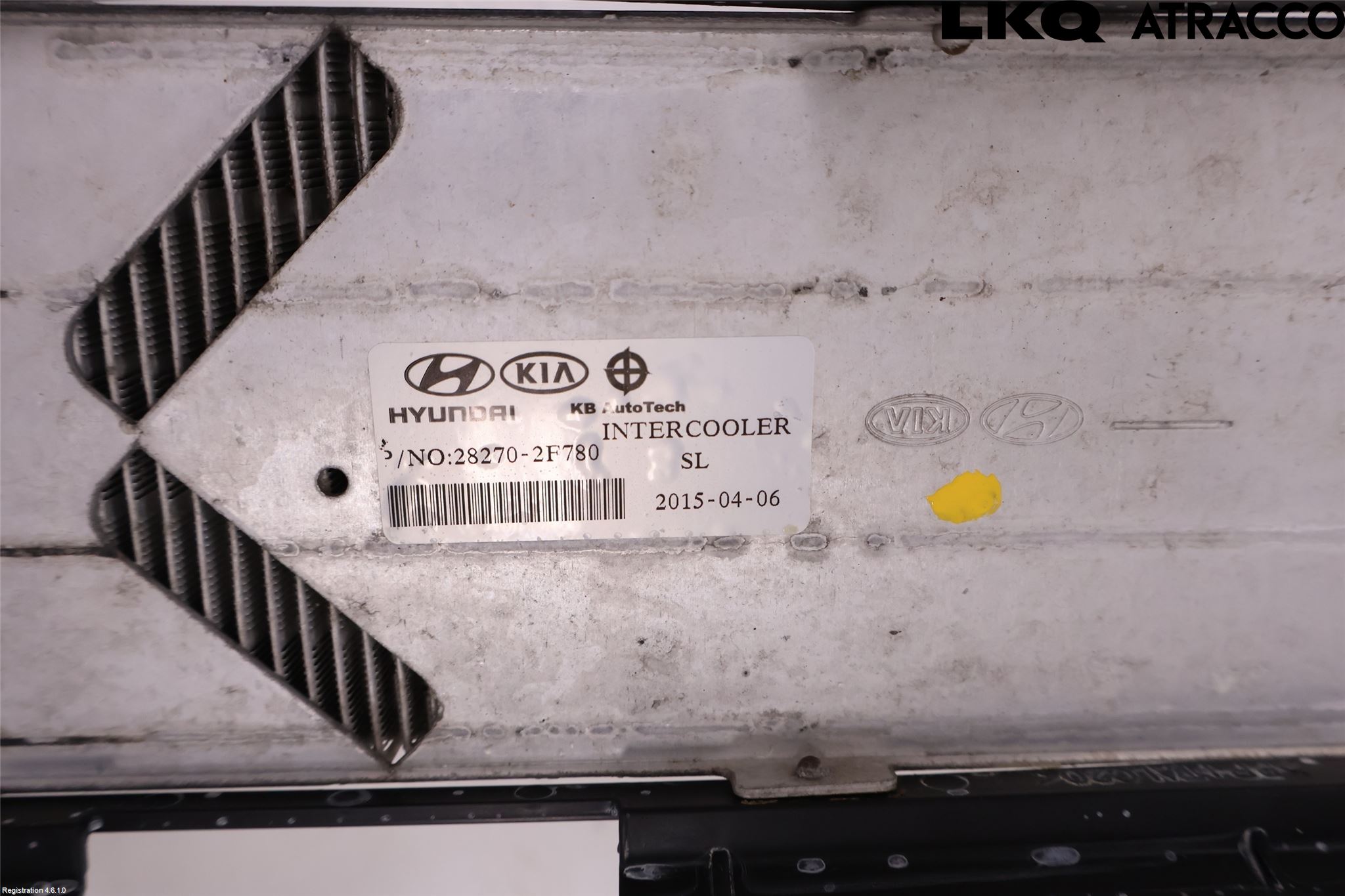 Kia SPORTAGE (SL) 11-15 Laddluft-Intercooler Kyl