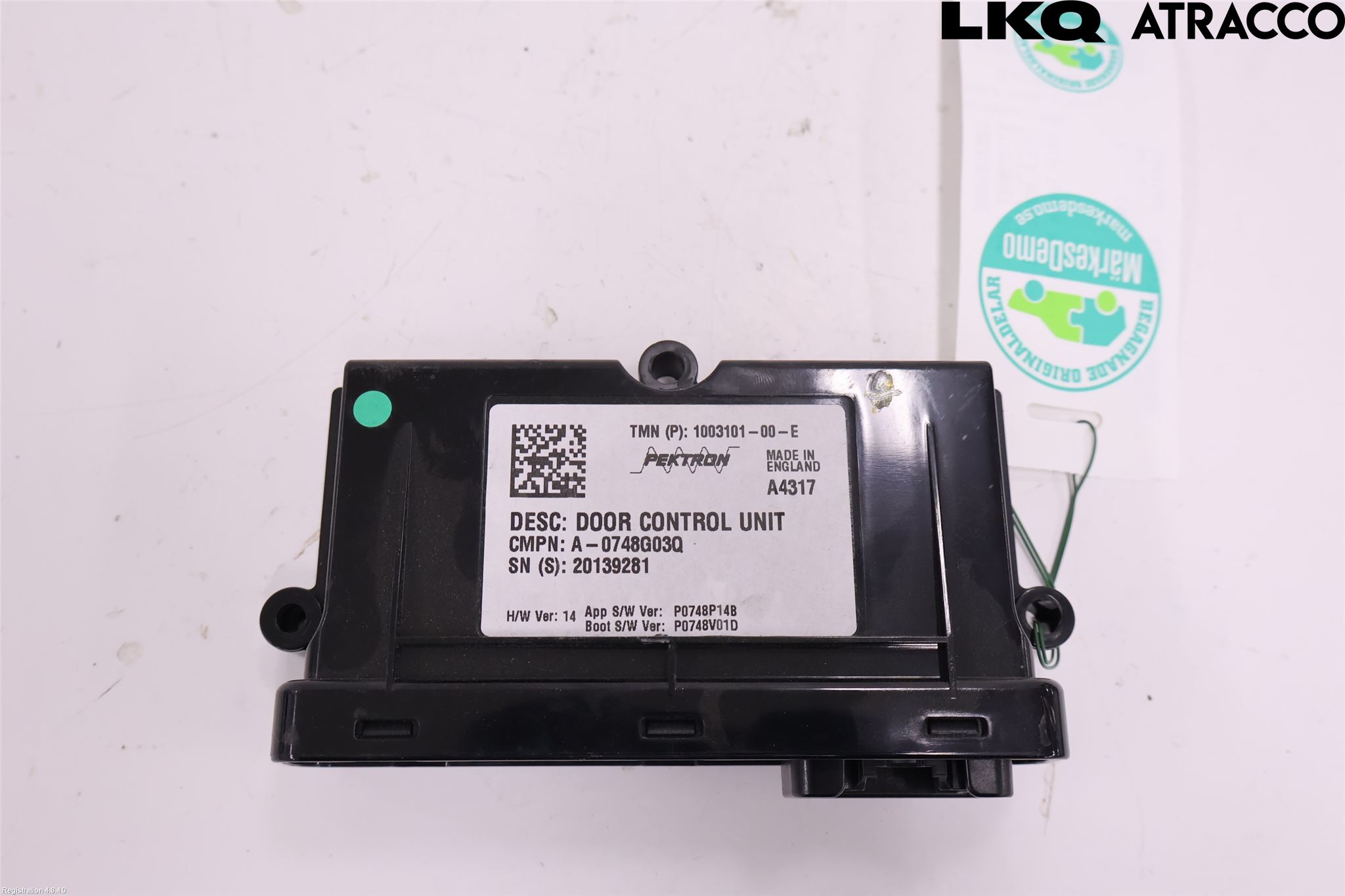 Tesla MODEL S 13- Styrenhet Dörr