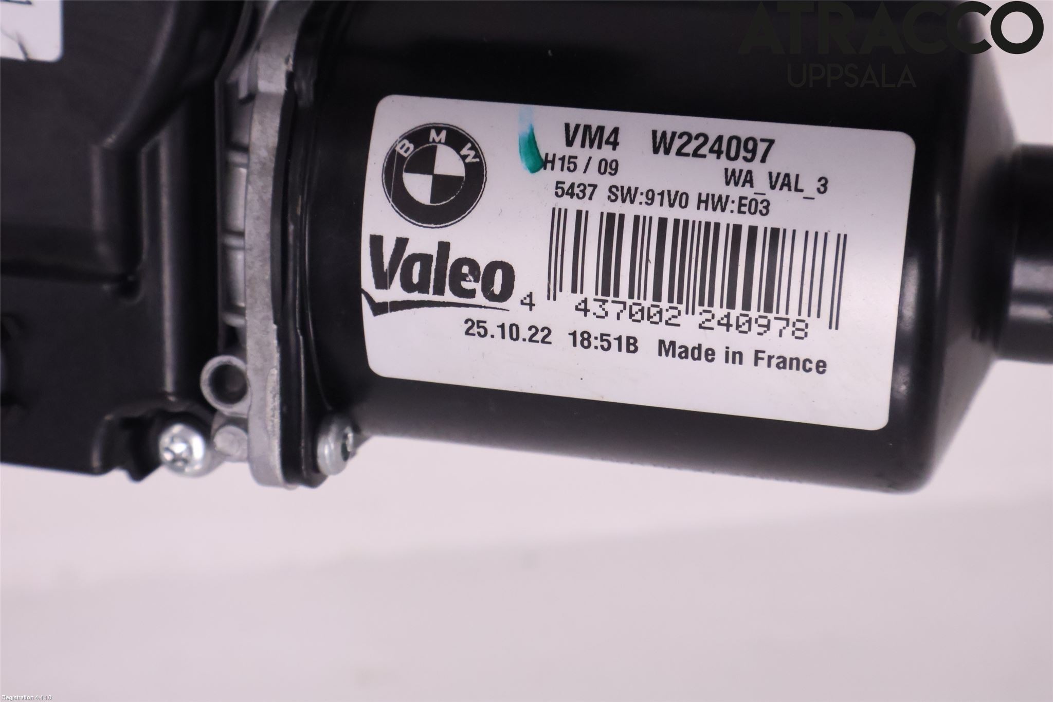 BMW 5 G30/G31/F90 17-23 Torkarmotor Vindruta