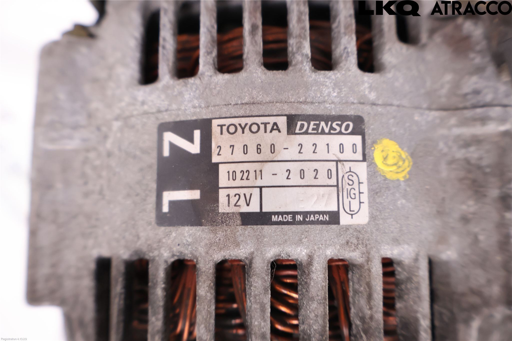 Toyota COROLLA VERSO 02-04 Generator