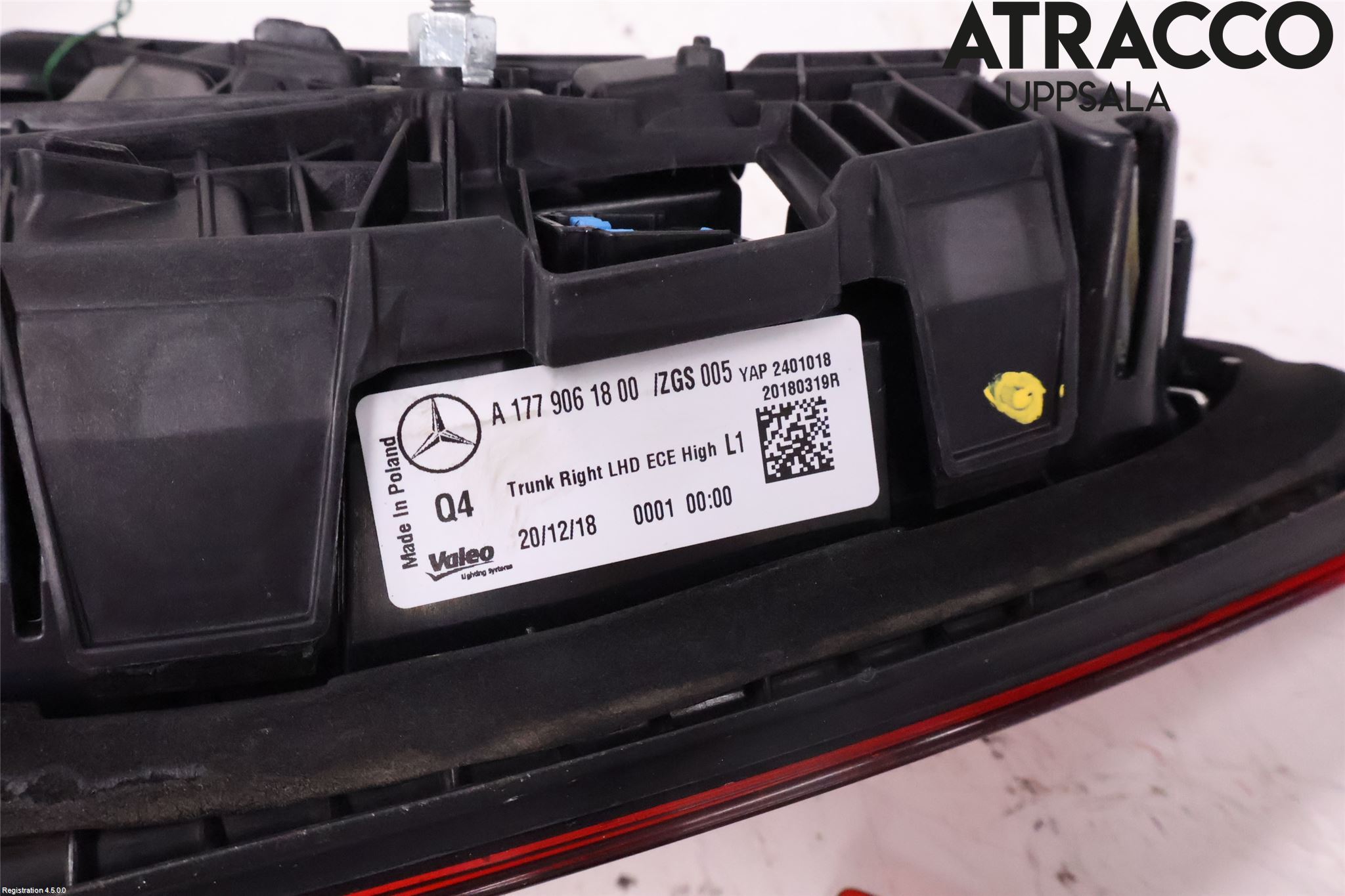 Mercedes-Benz MB A-KLASS (W177) 18- Bakljus Lucka Hö