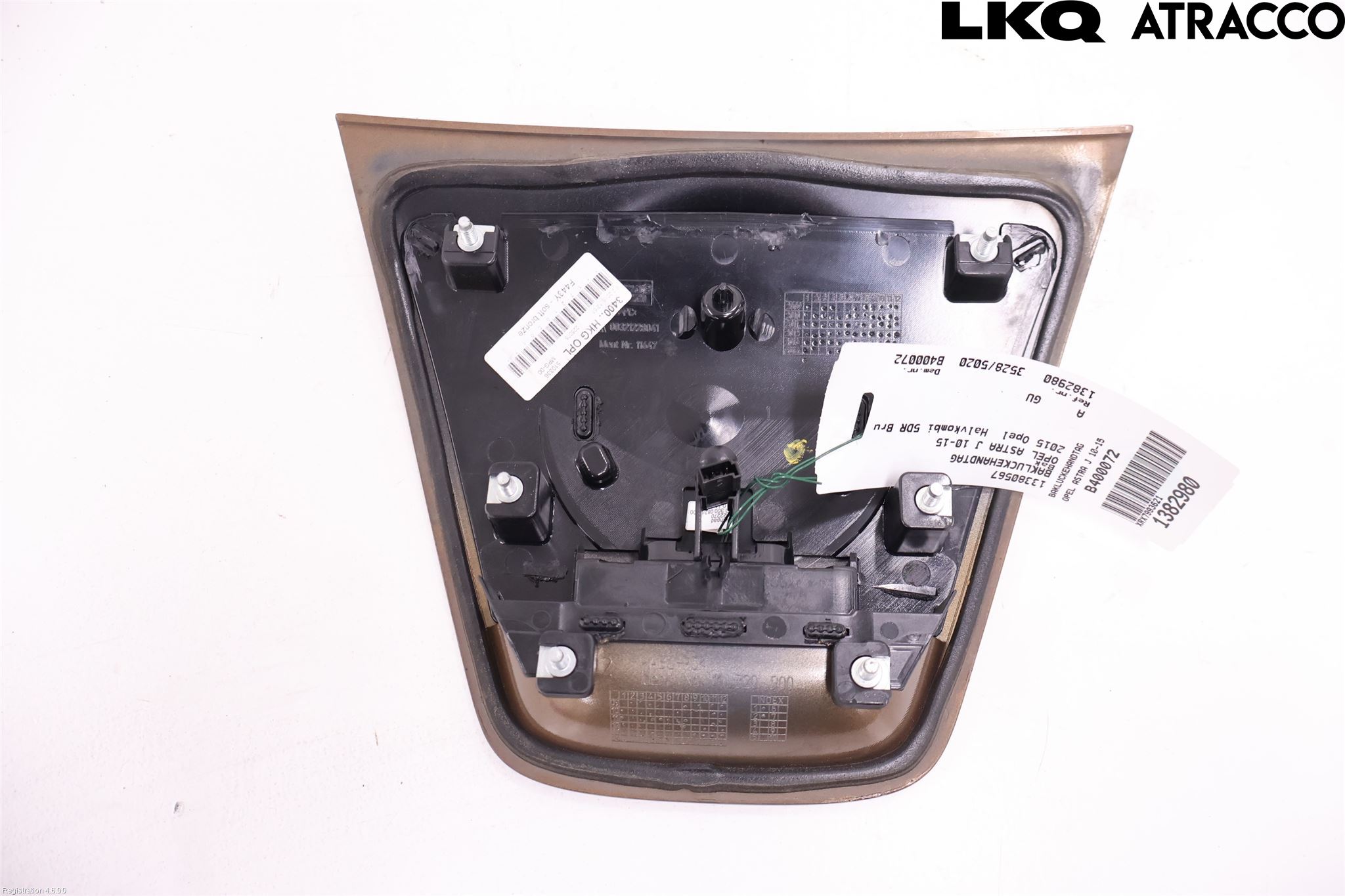 Opel ASTRA J 10-15 Bakluckehandtag