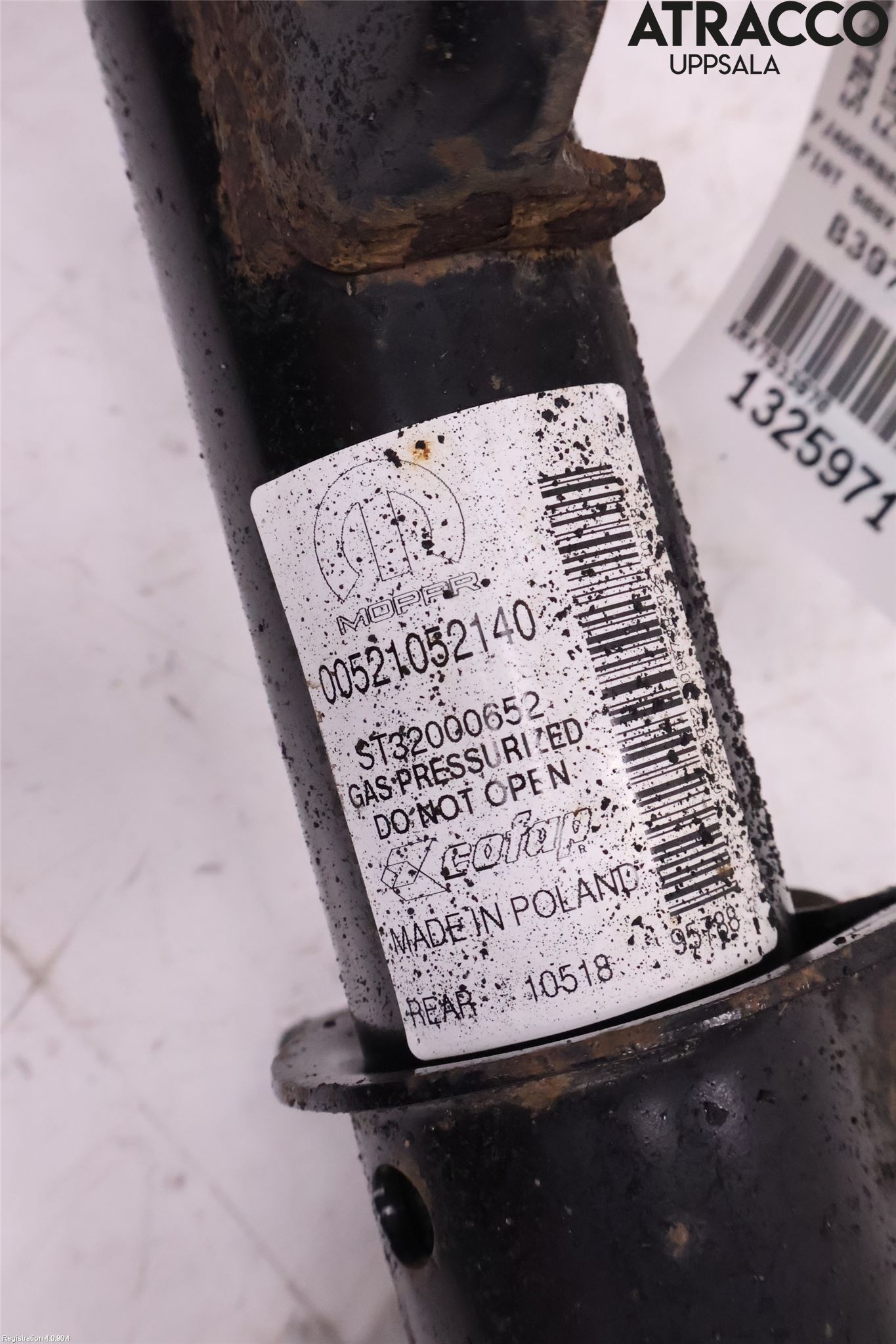 Fiat 500X 15- Fjäderben Bak Höger