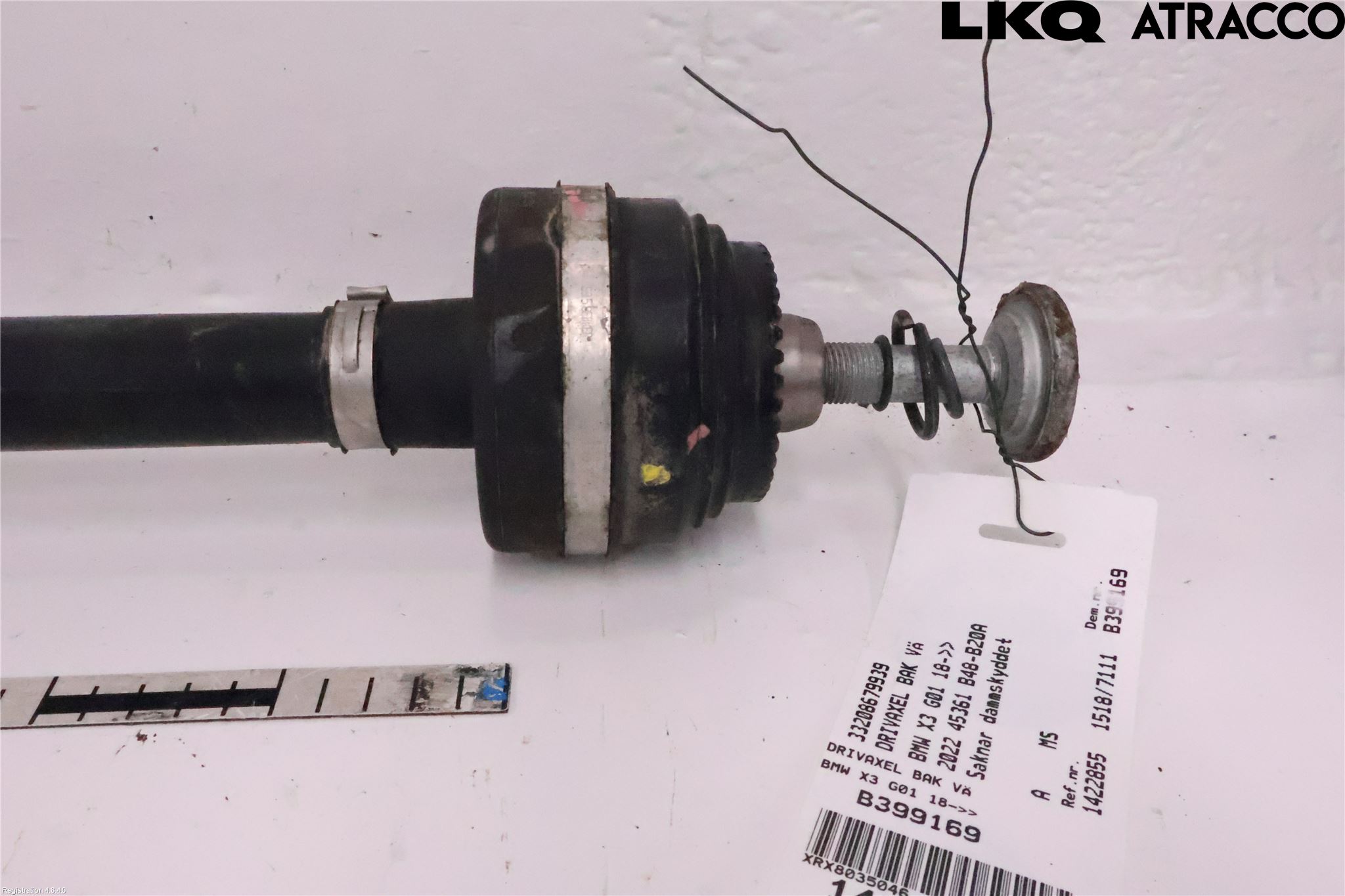 BMW X3 G01 18- Drivaxel Bak Vänster