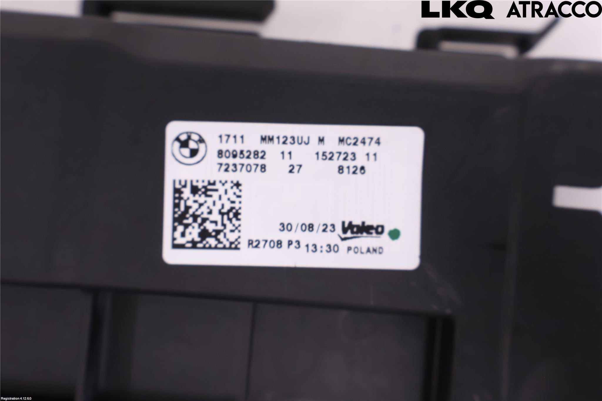 BMW 3 G20/G21/G80/G81 19- Kylarfäste-Ram-Balk