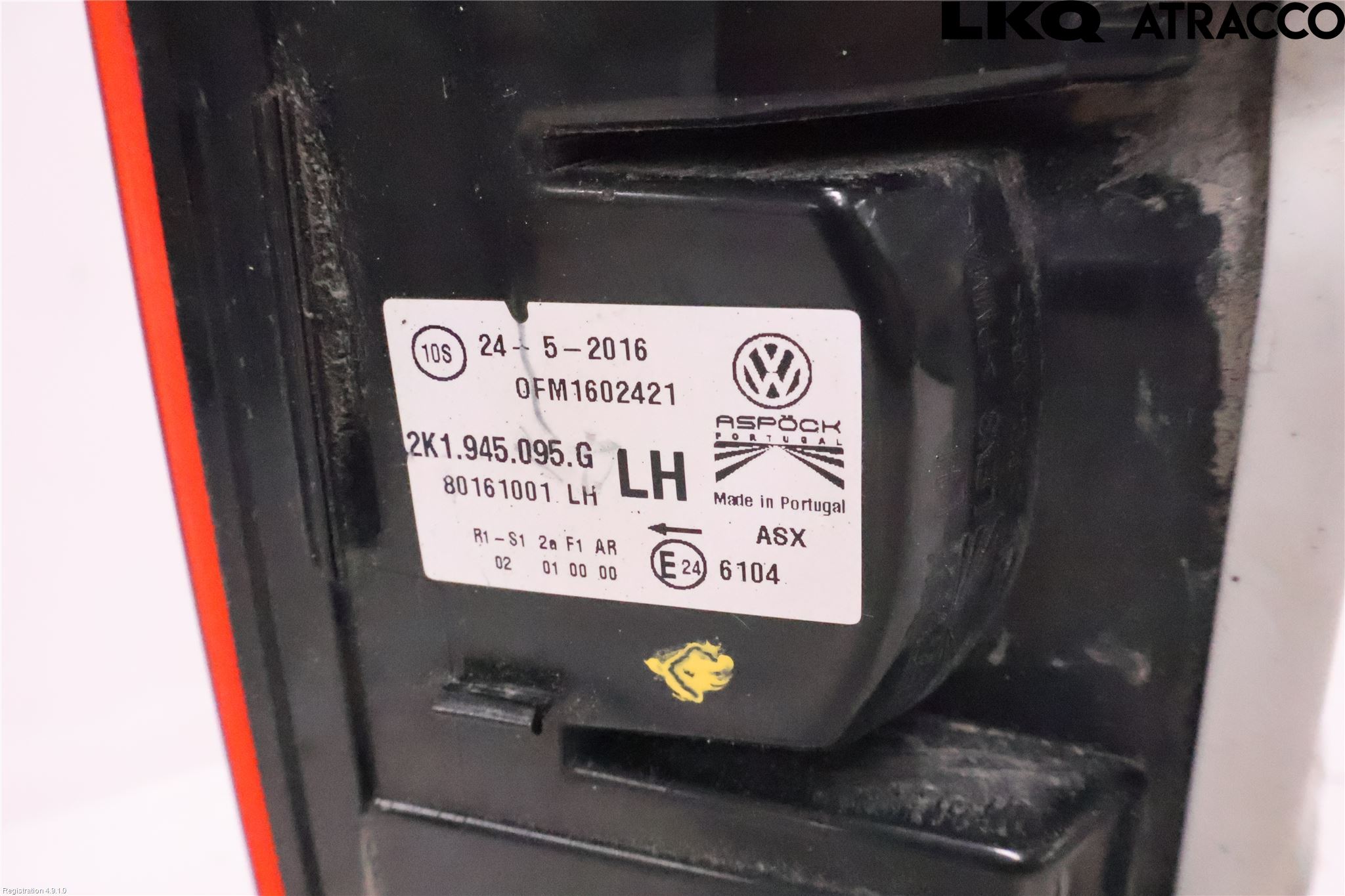 Volkswagen VW CADDY 16-20 Bakljus Vänster