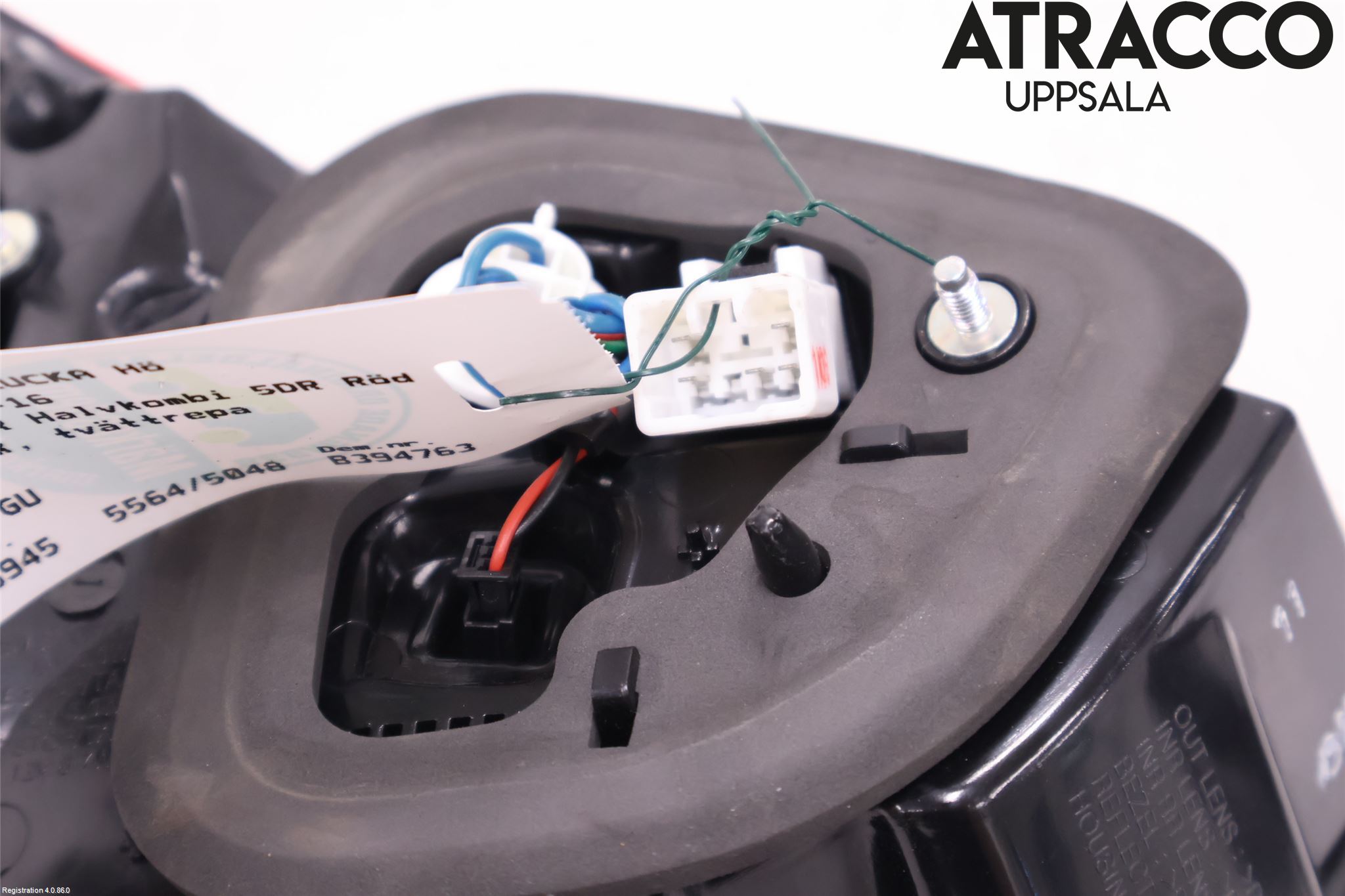 Kia RIO 12-16 Bakljus Lucka Hö