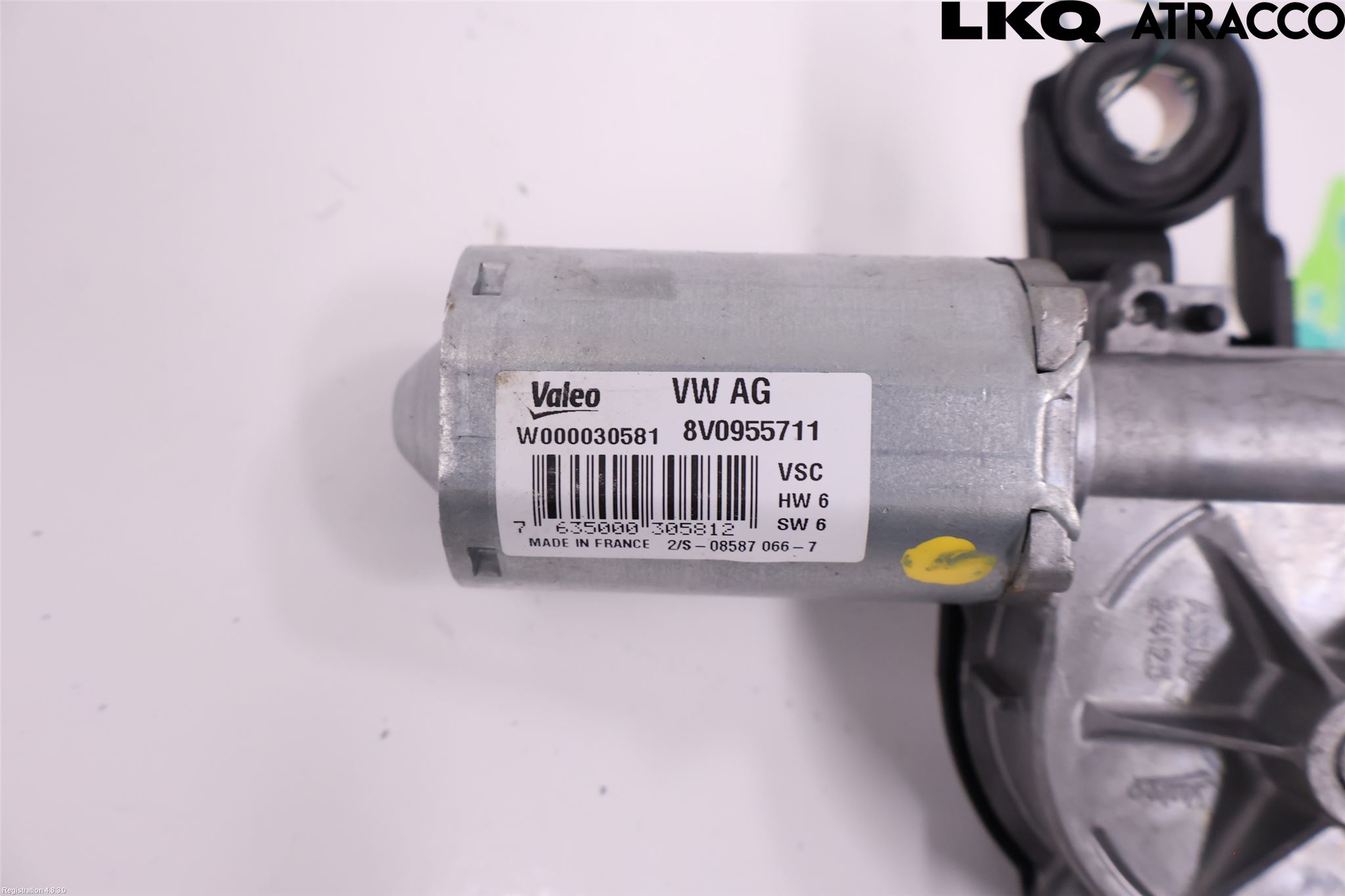 Audi A3/S3 8V 13-20 Torkarmotor Baklucka
