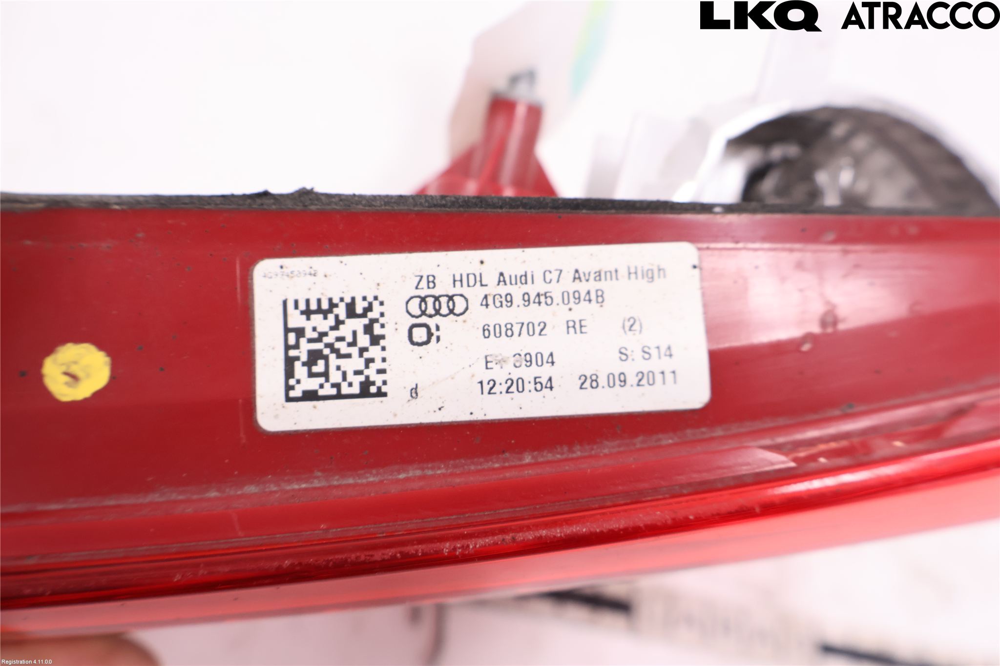 Audi A6/S6 4G 11-18 Bakljus Lucka Vä