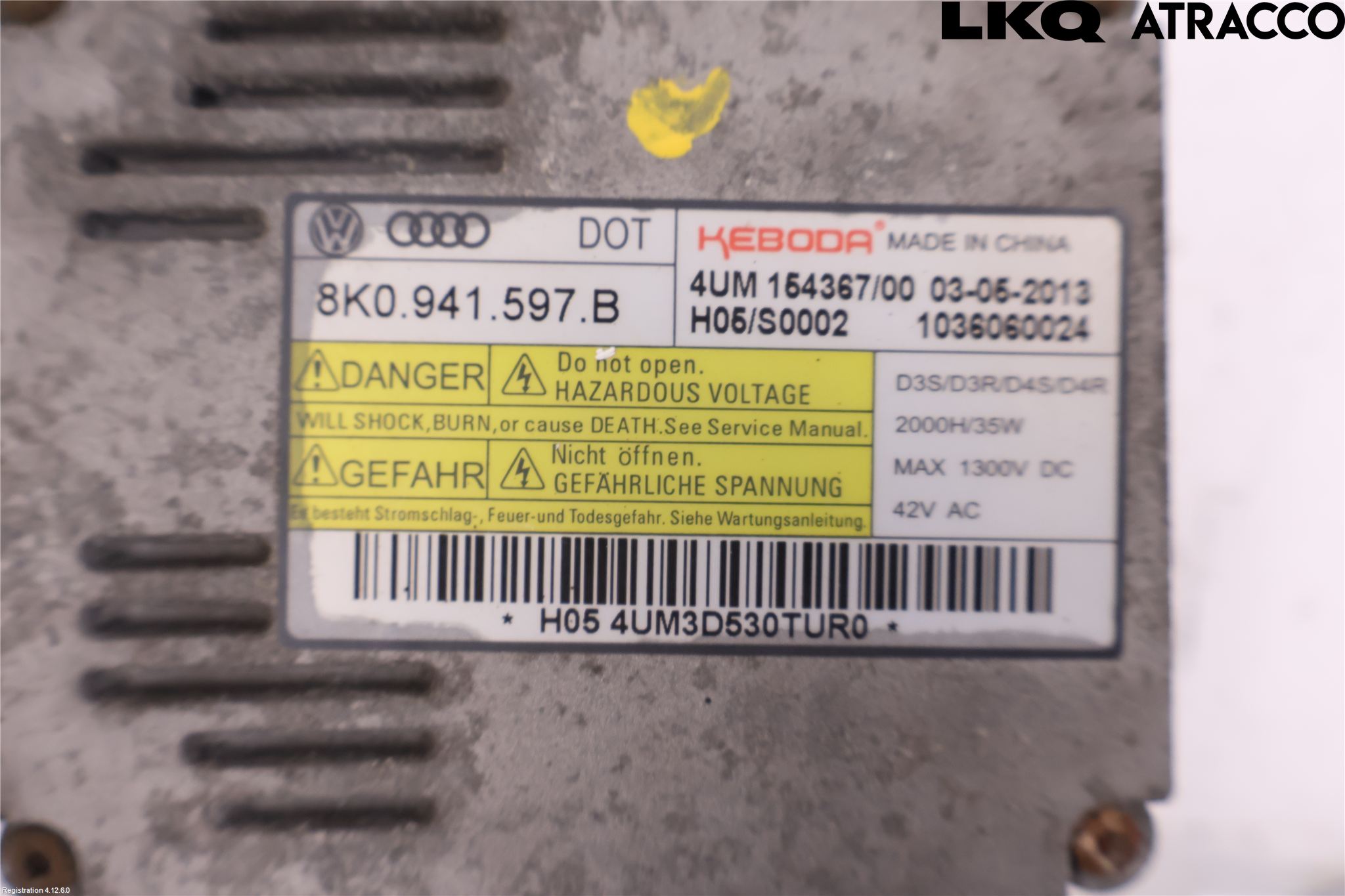 Volkswagen VW PASSAT 11-14 Styrenhet Strålkastare
