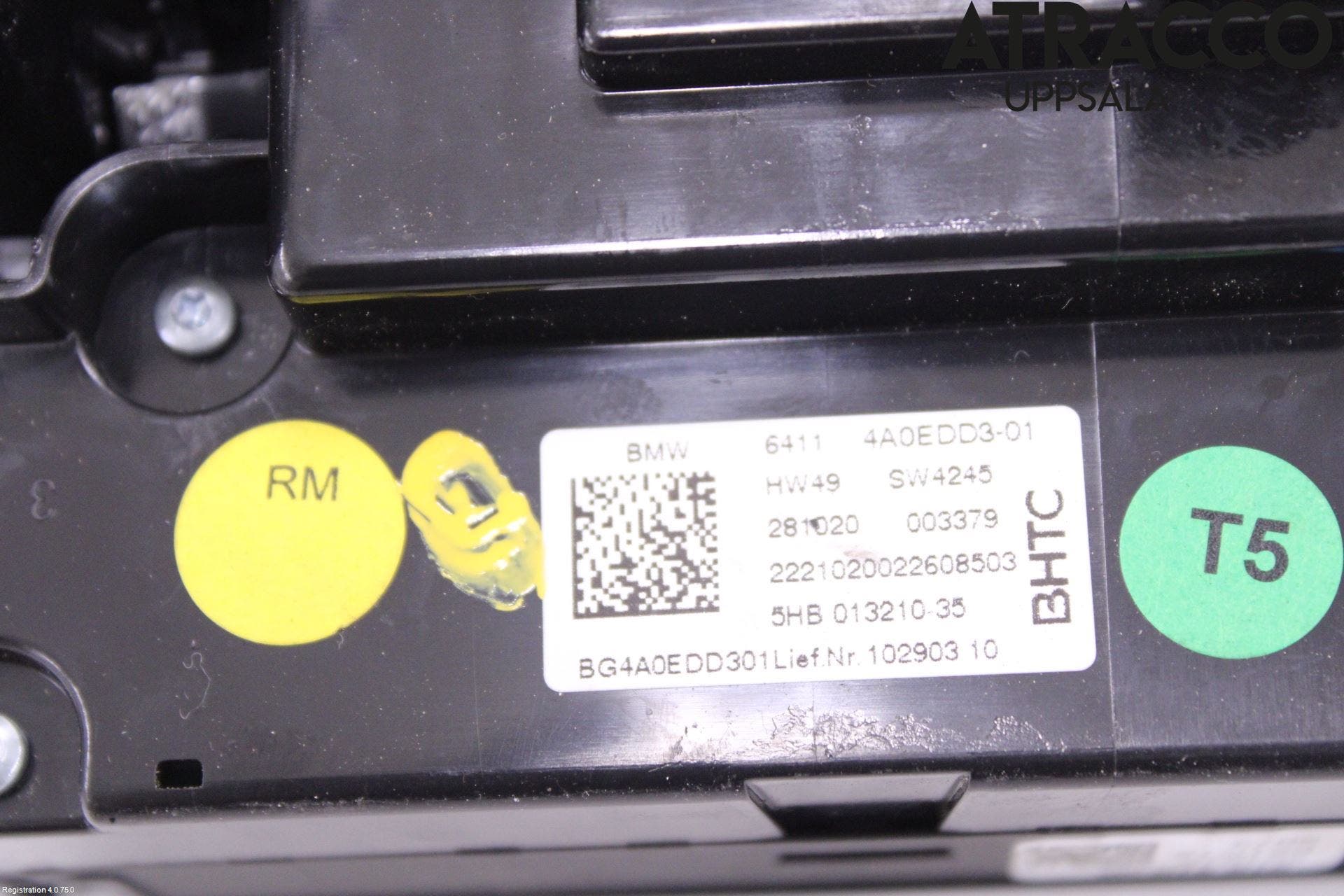 BMW 3 G20/G21/G80/G81 19- Ac Styrenhet Ac Manöveren