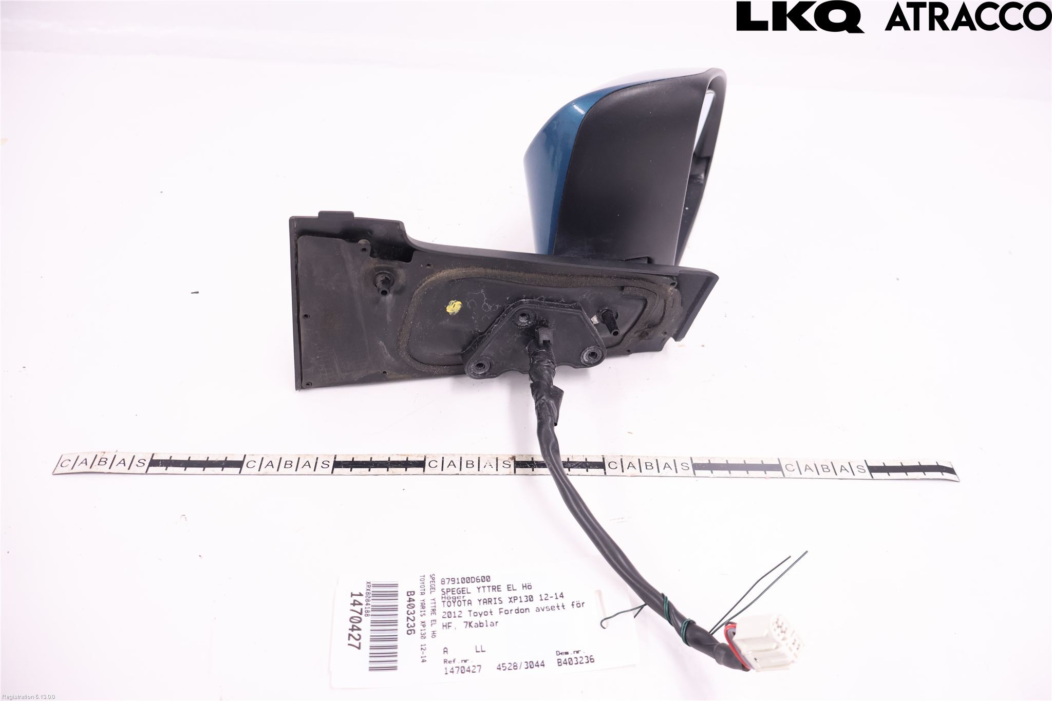 Toyota YARIS XP130 12-14 Spegel Yttre El Hö