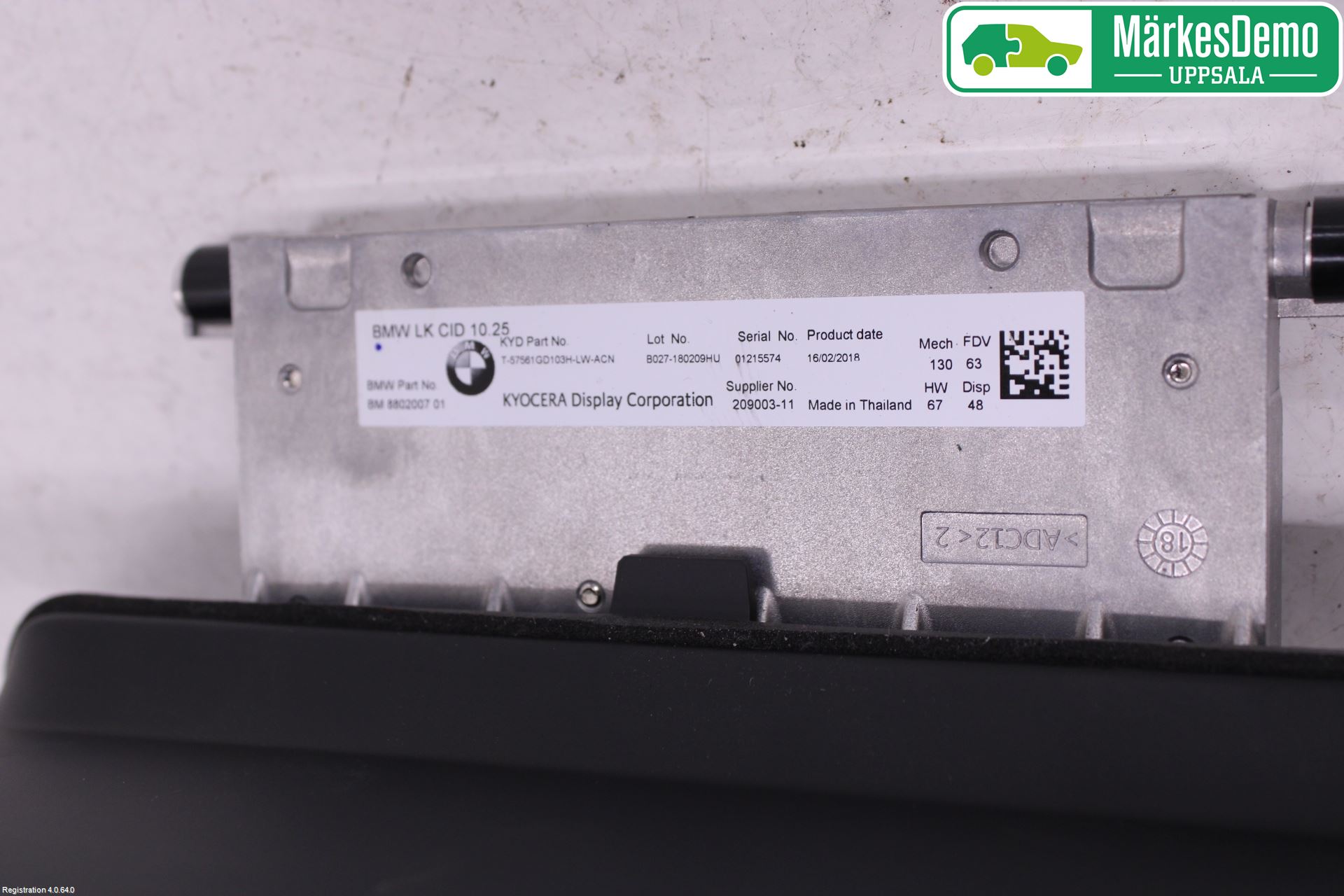 BMW X3 G01 18- Bildskärm