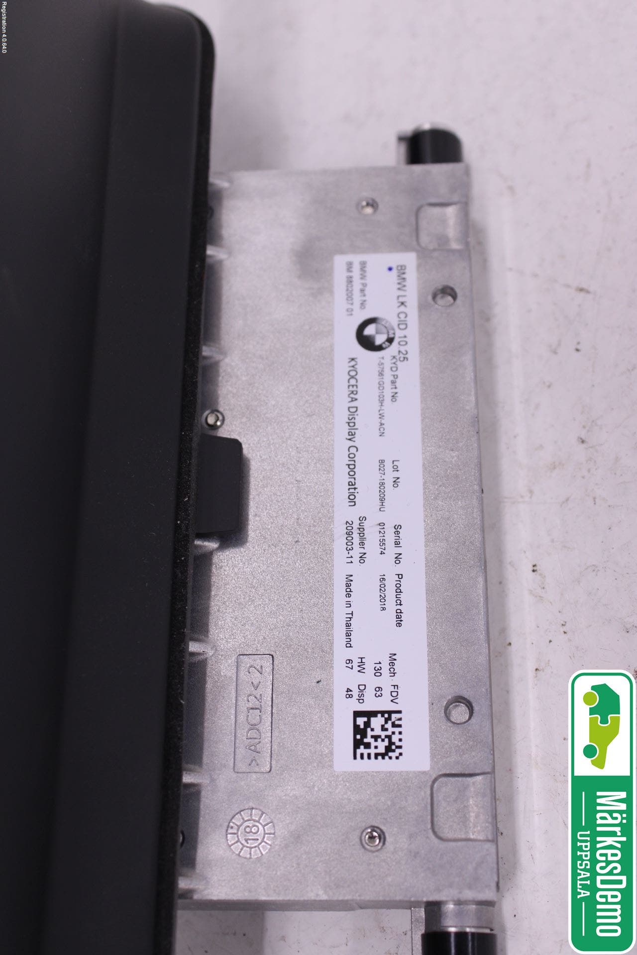 BMW X3 G01 18- Bildskärm