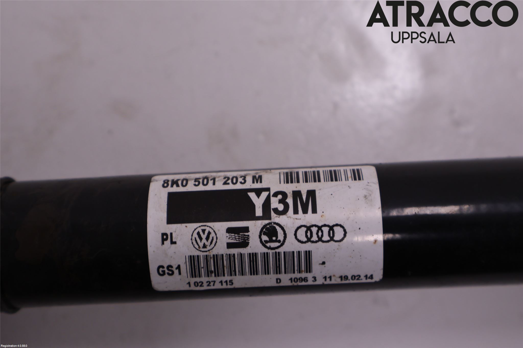 Audi A4 ALLROAD 09-16 Drivaxel Bak Vänster