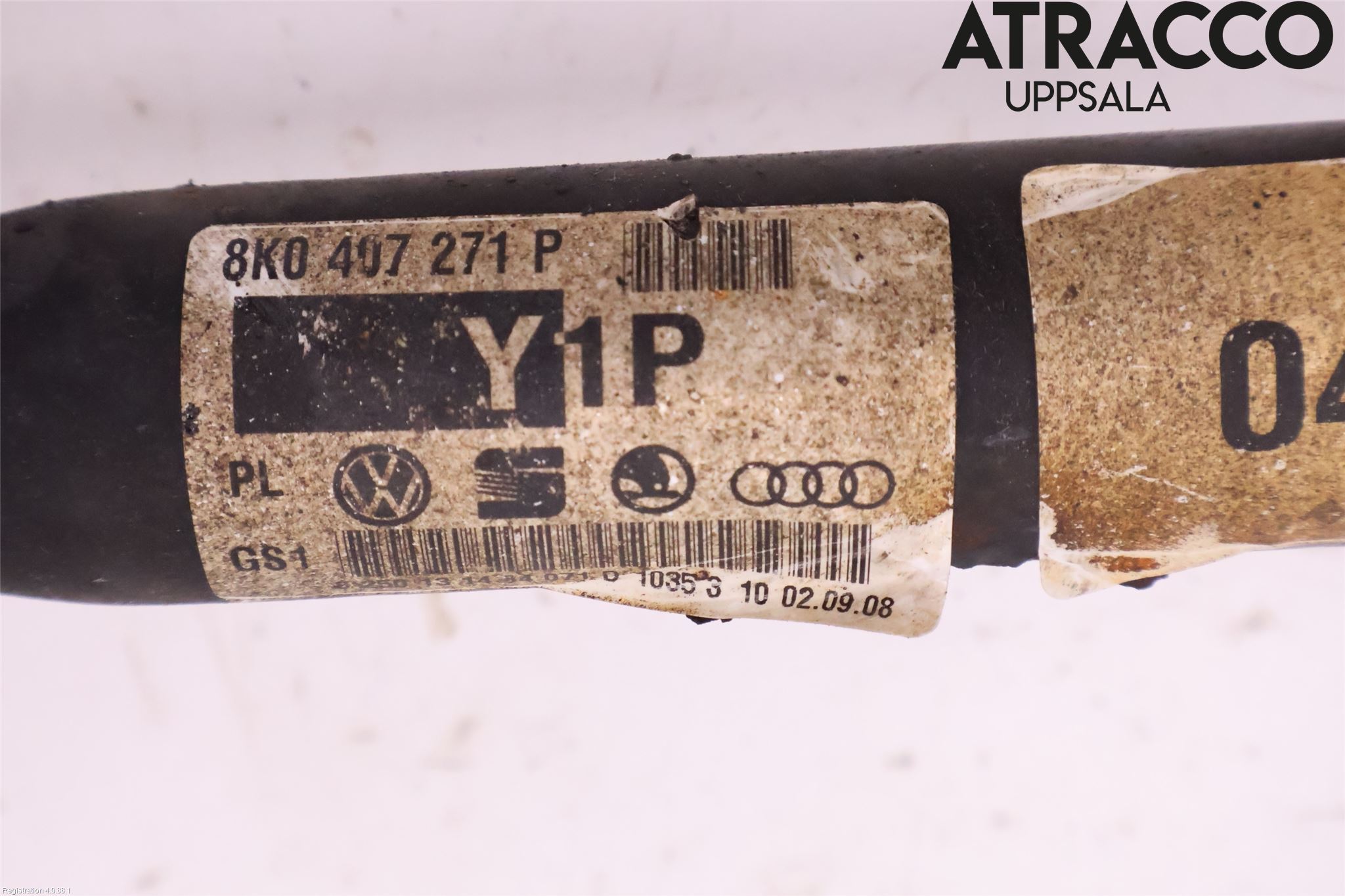Audi A4/S4 08-11 Drivaxel Fram Vänster