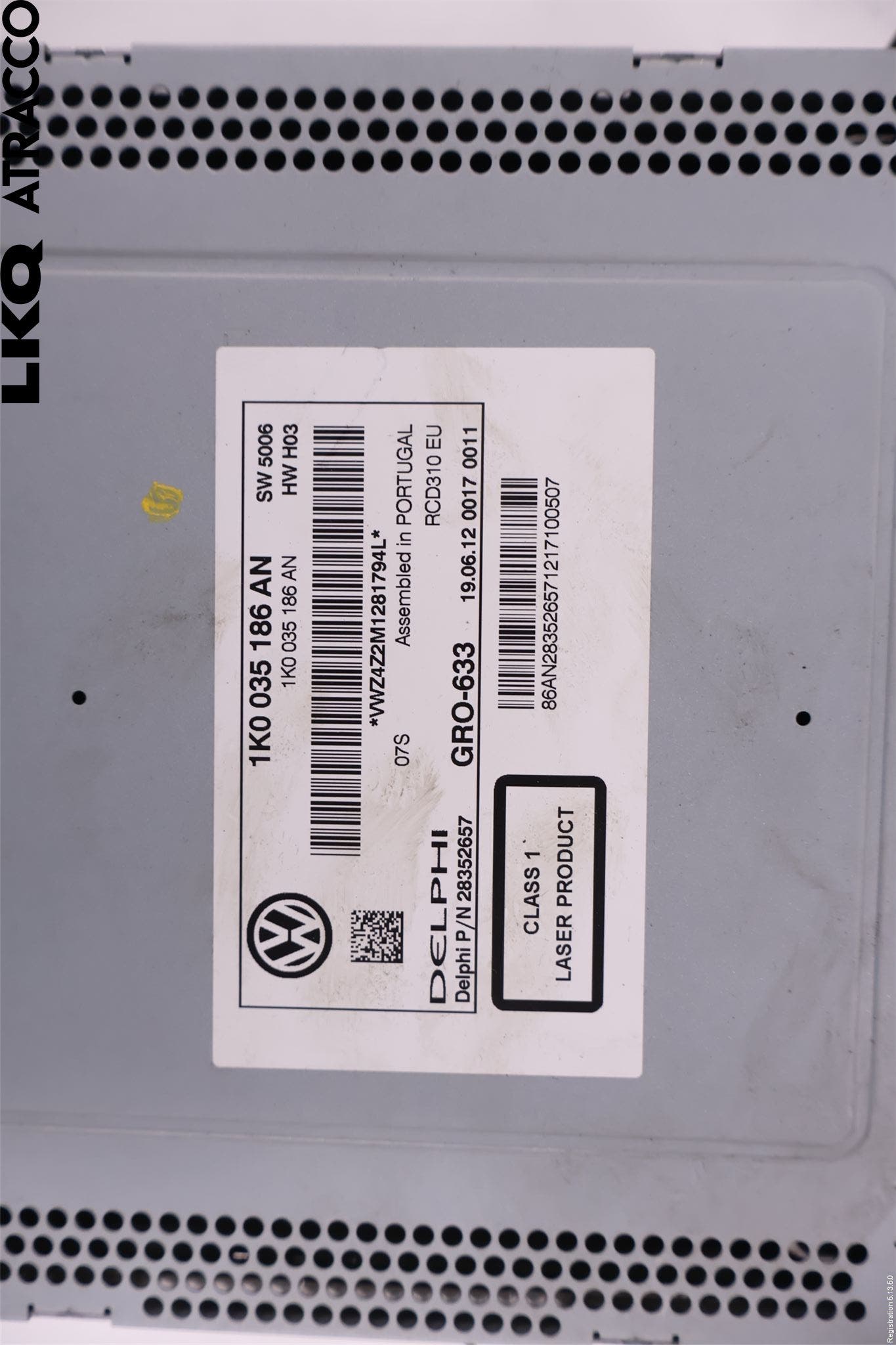 Volkswagen VW AMAROK 2H 10-22 Cd Radio - Multimediapanel