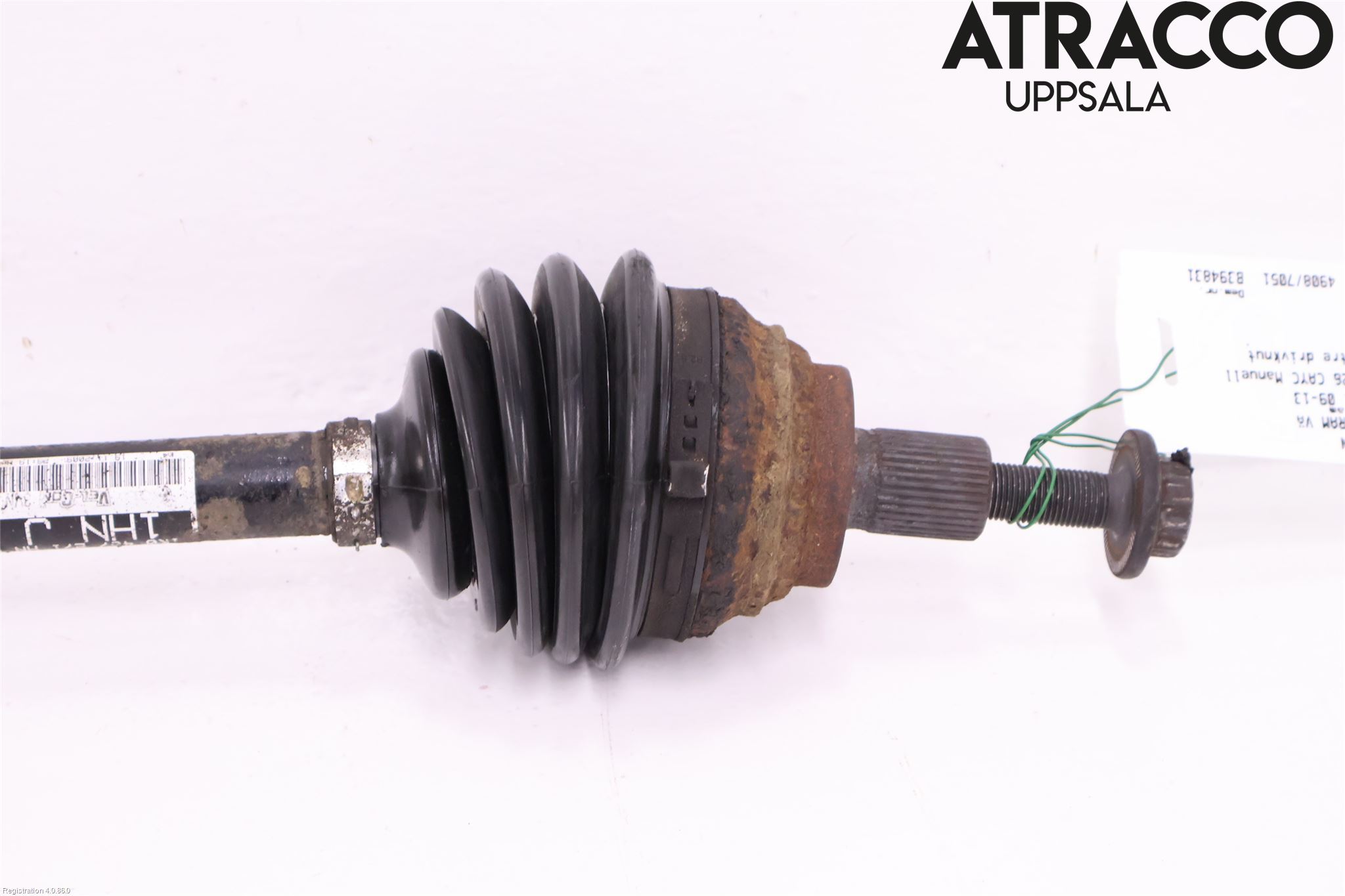 Volkswagen VW GOLF VI 09-13 Drivaxel Fram Vänster