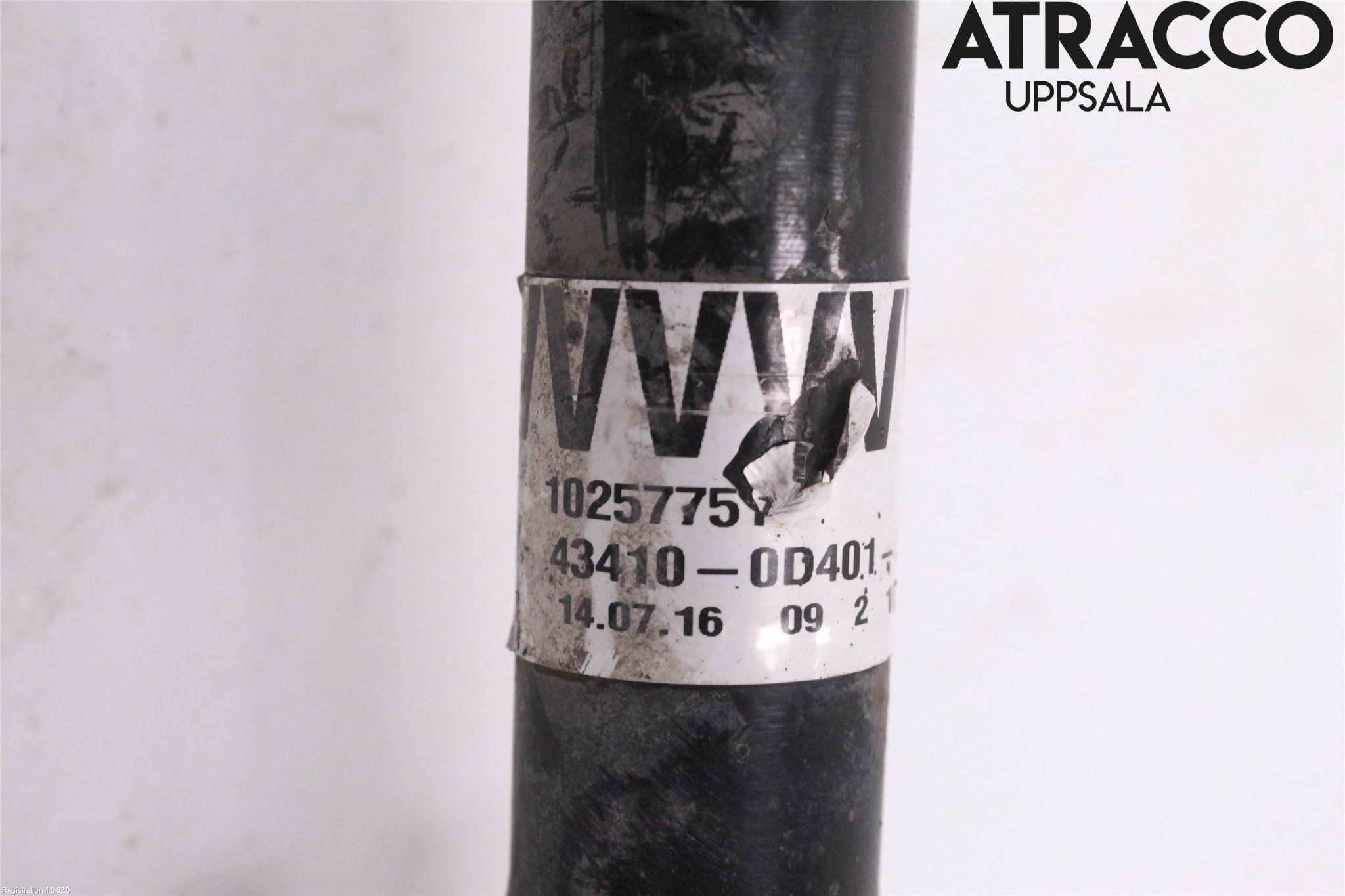 Toyota YARIS XP130 15-20 Drivaxel Fram Höger