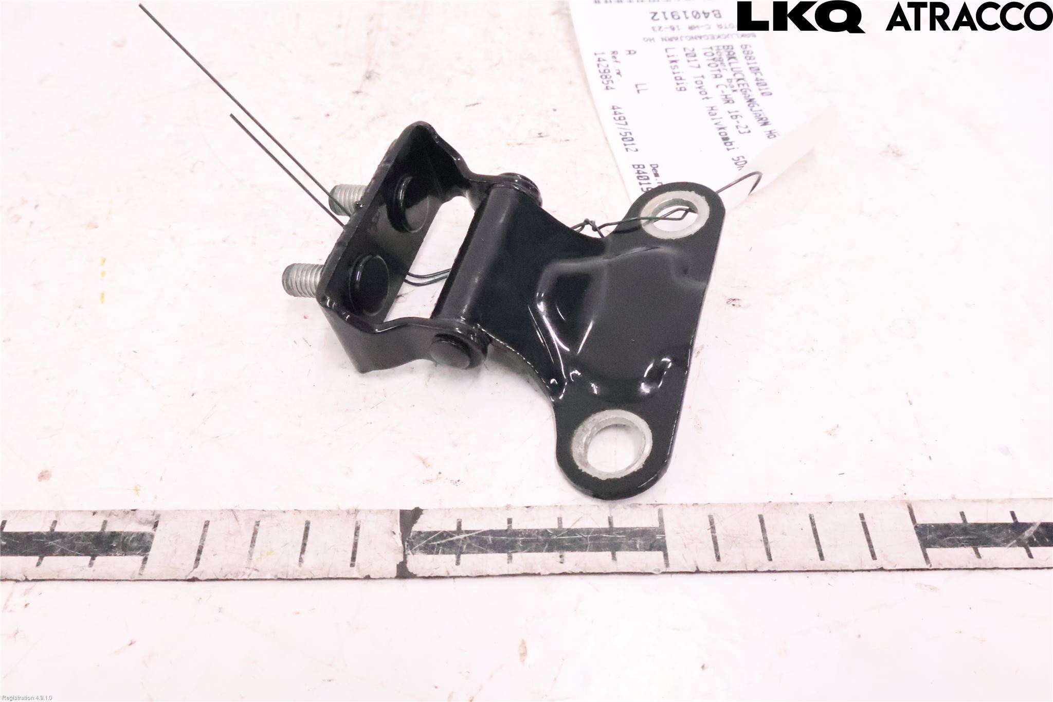Toyota C-HR 16-23 Bakluckegångjärn Hö