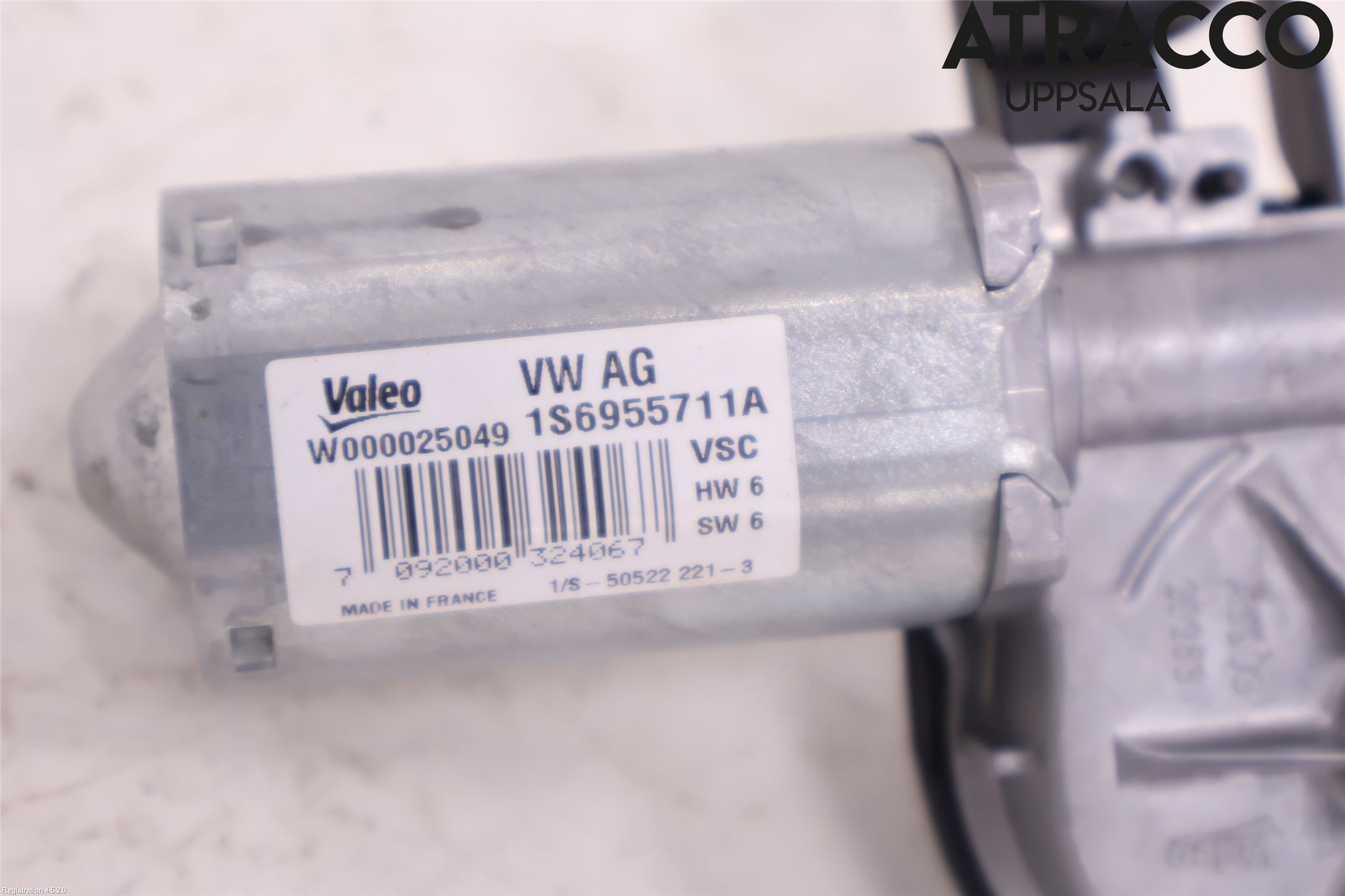 Volkswagen VW UP! / E-UP! Torkarmotor Baklucka