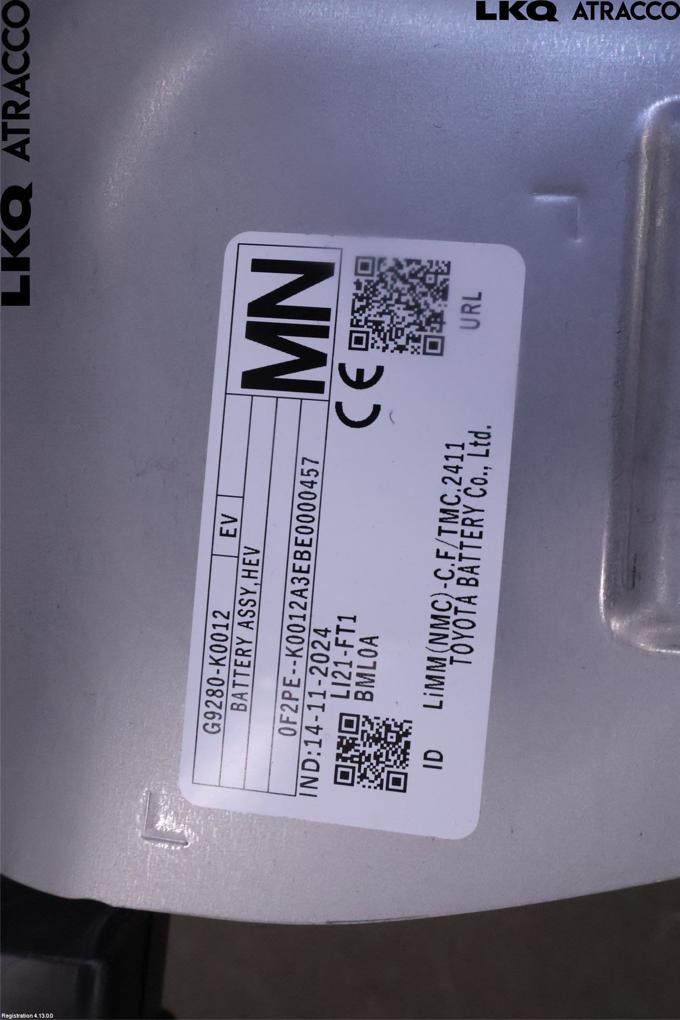 Toyota YARIS CROSS XP21 21- Batteri Högspänning