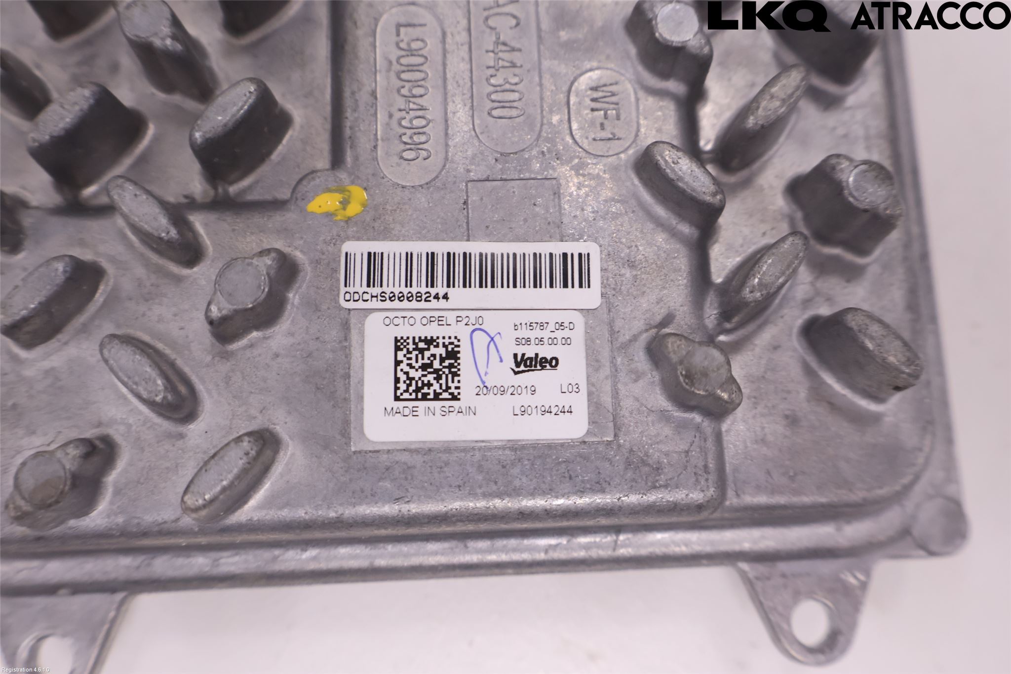 Opel CORSA F, CORSA-E 20- Styrenhet Strålkastare