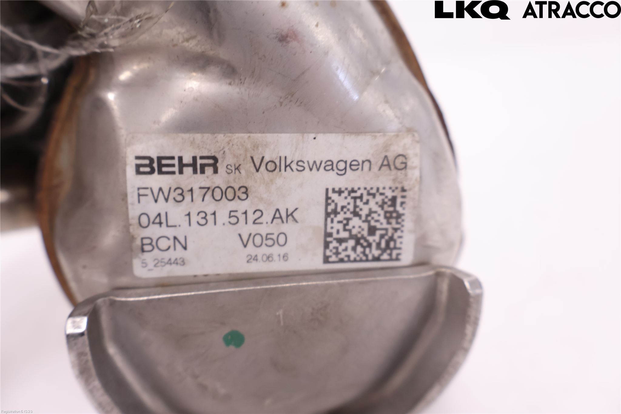 Volkswagen VW CADDY 16-20 Avgaskylare