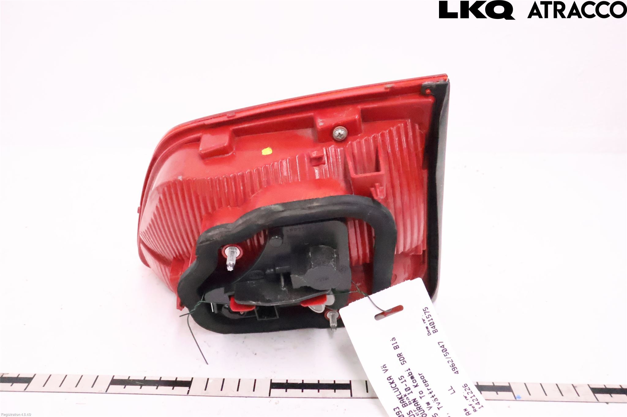 Volkswagen VW TOURAN 10-15 Bakljus Lucka Vä