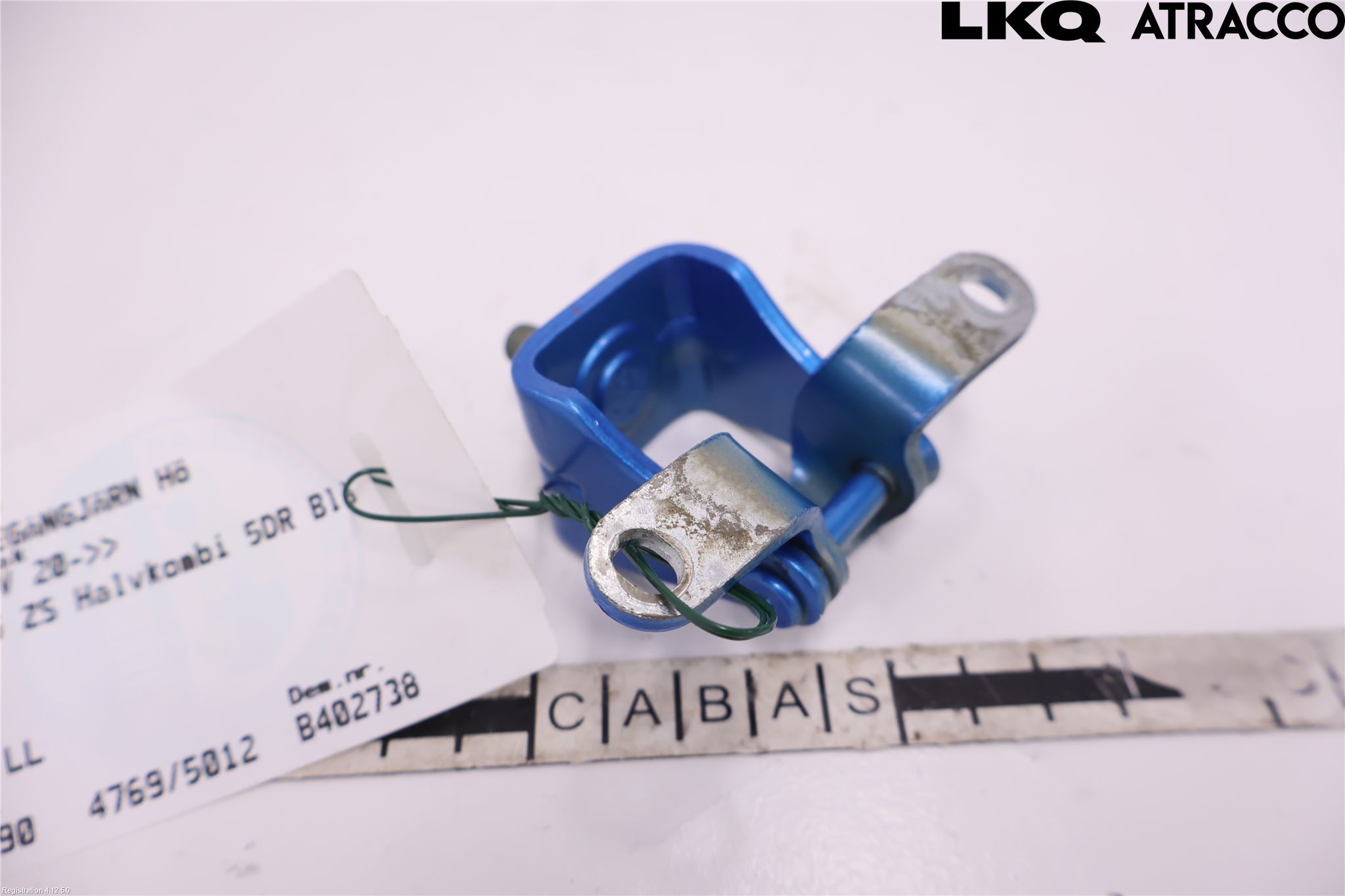 MG ZS EV 20- Bakluckegångjärn Hö