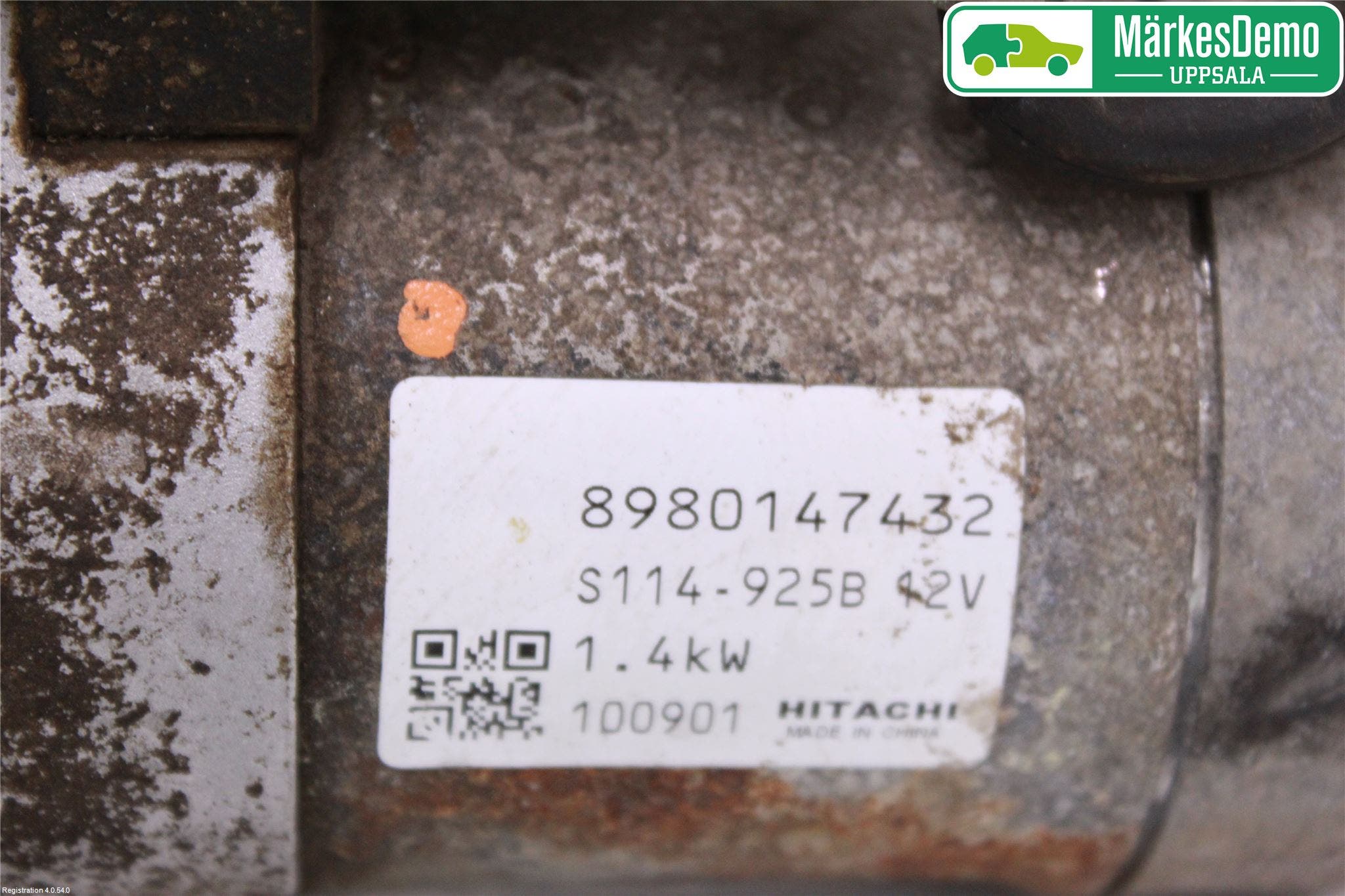 Opel MERIVA B 10-17 Startmotor Diesel