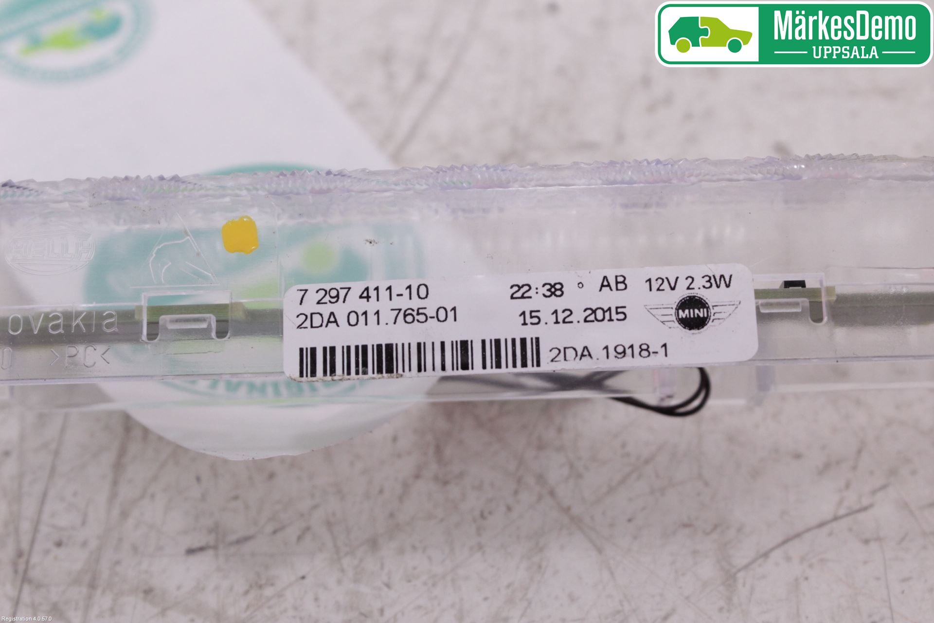 Mini ONE/COOPER 3DR F56 14-24 Bromsljus Bakruta