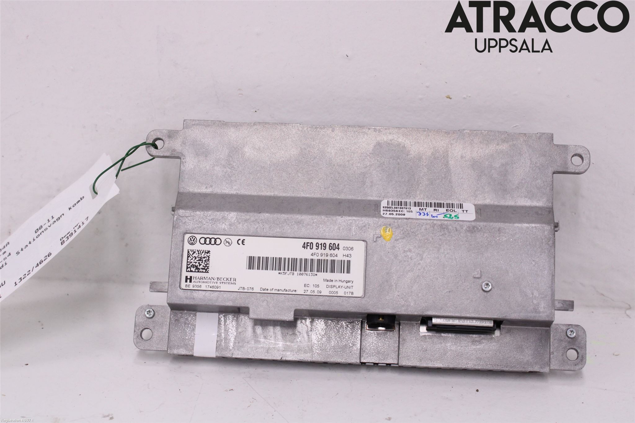 Audi A4/S4 08-11 Multifunktionsdisplay