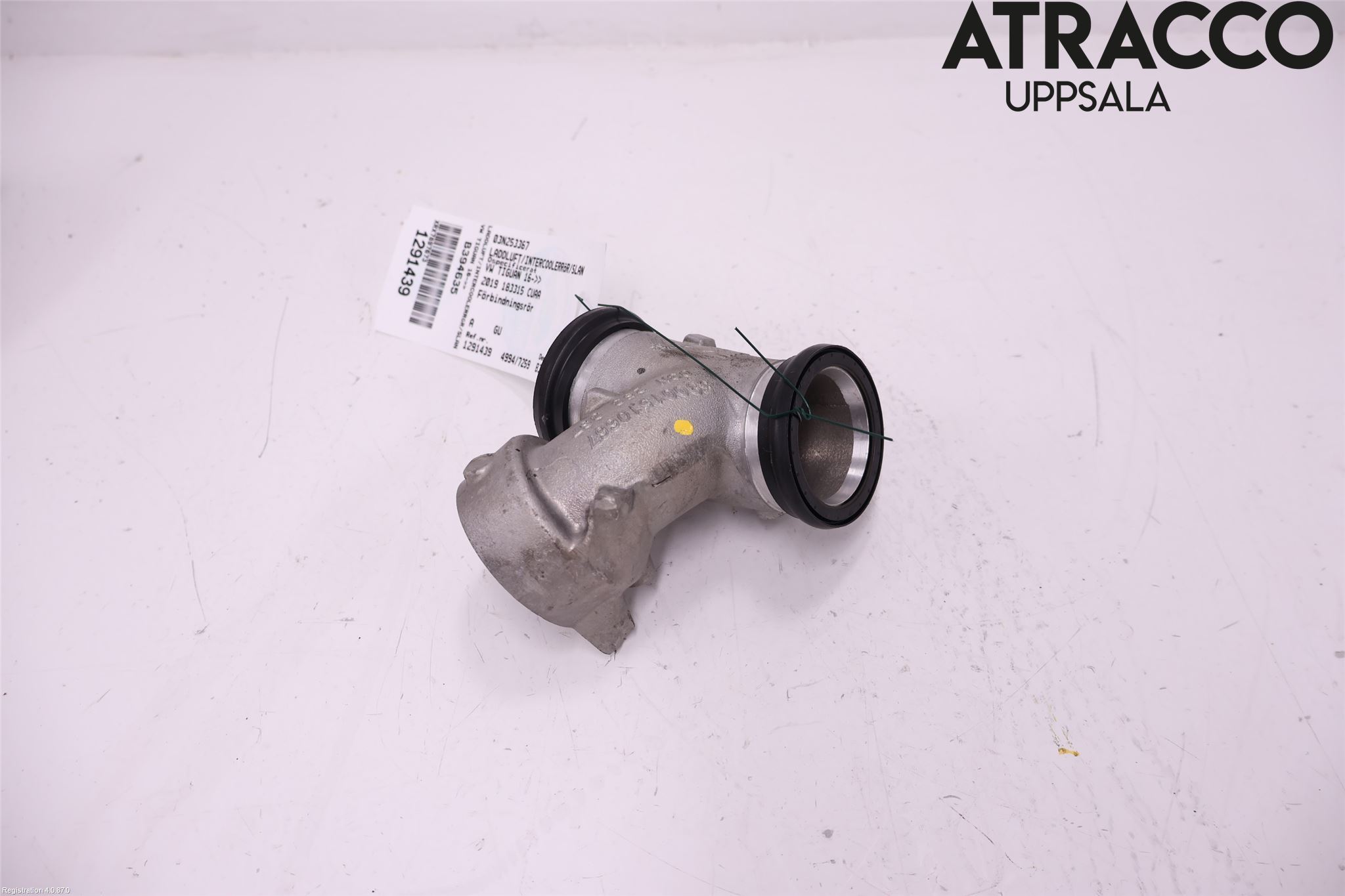 Volkswagen VW TIGUAN 16-24 Laddluft-Intercoolerrör